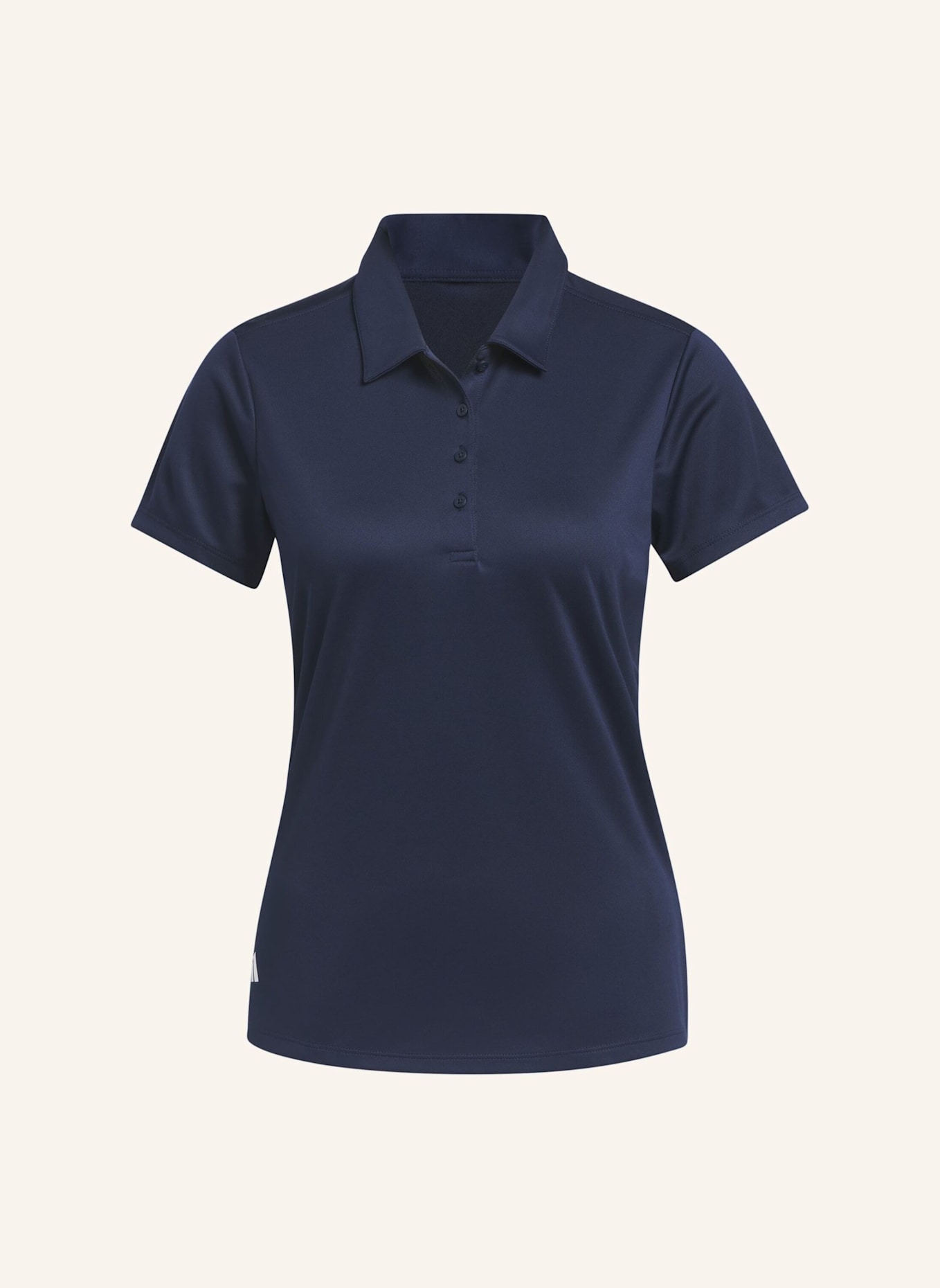 adidas SOLID PERFORMANCE SHORT SLEEVE POLOSHIRT FÜR DAMEN: BLAU