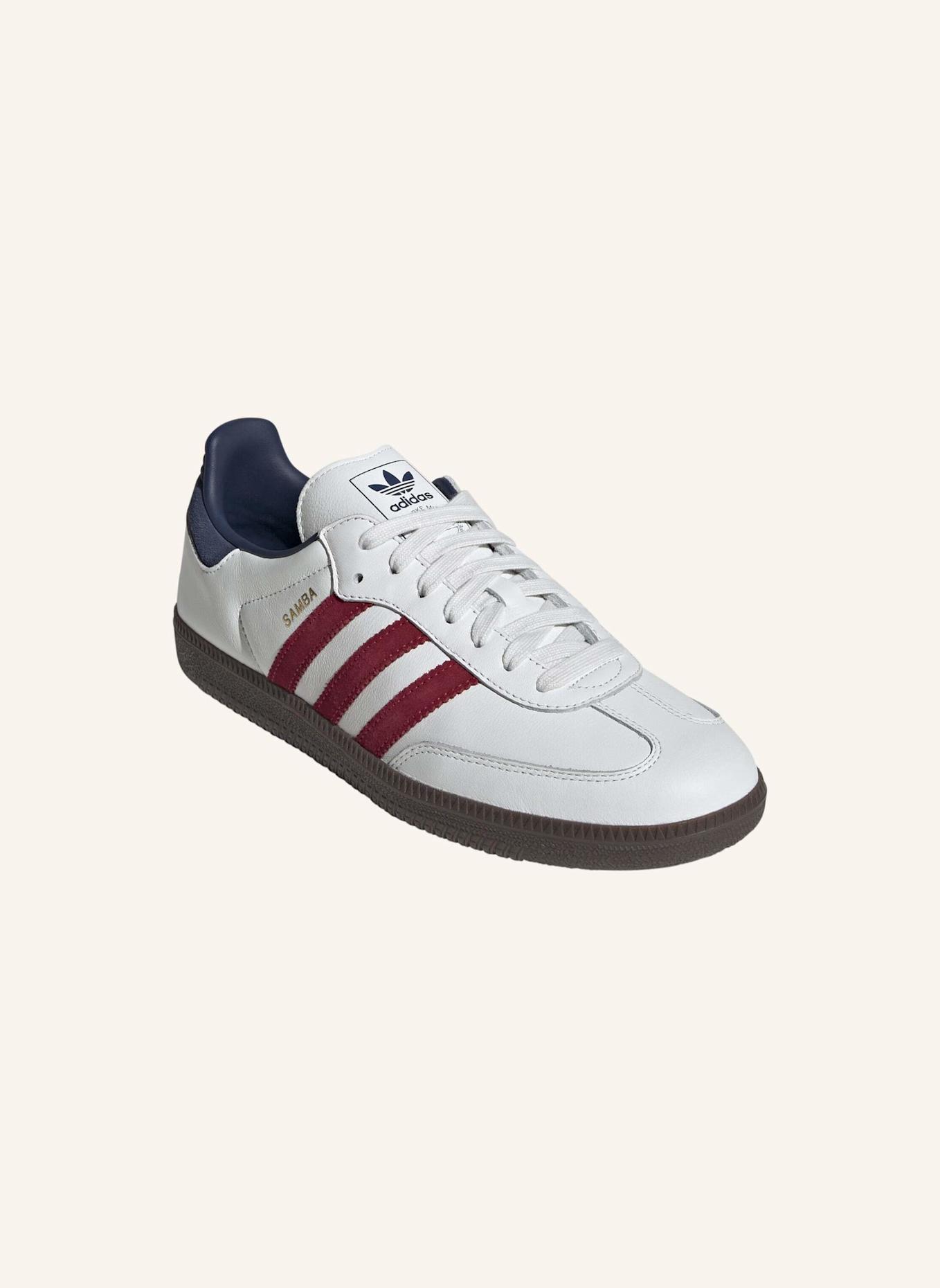 adidas Originals Sneaker SAMBA OG: WEISS/ ROT/ BLAU
