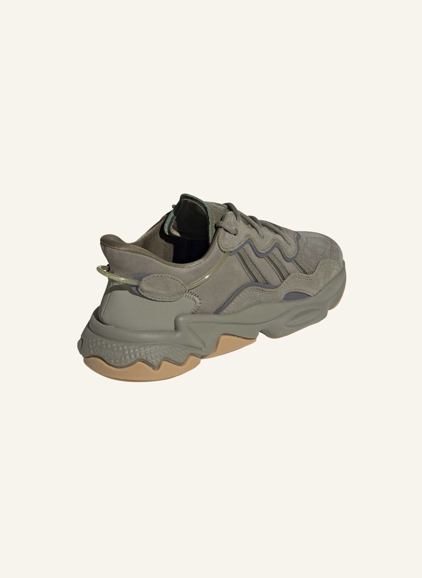 adidas Originals OZWEEGO SCHUH: GRAU/ GRÜN