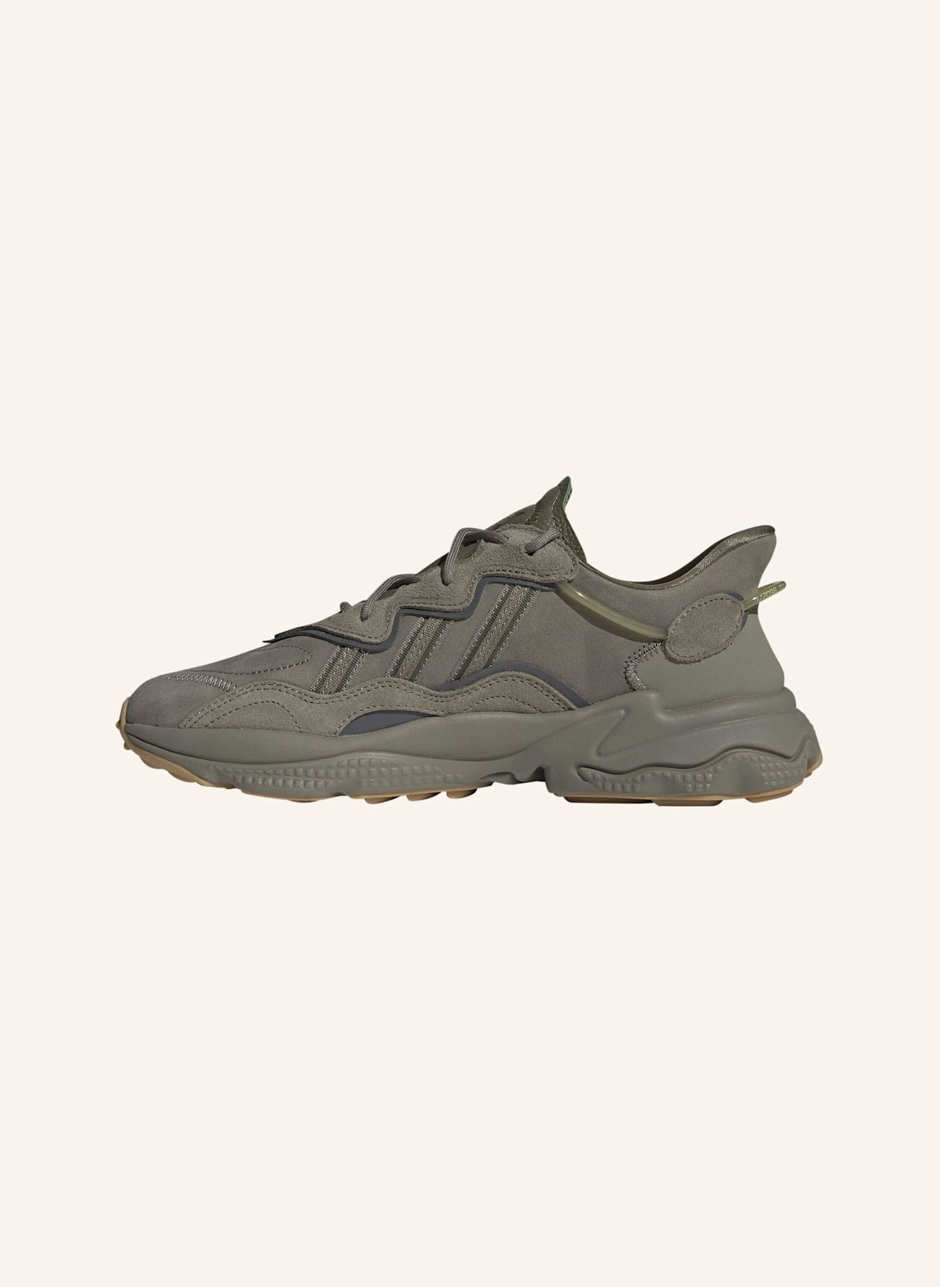 adidas Originals OZWEEGO SCHUH: GRAU/ GRÜN