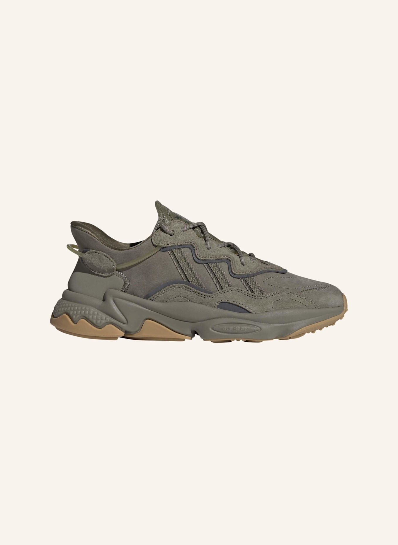 adidas Originals OZWEEGO SCHUH: GRAU/ GRÜN