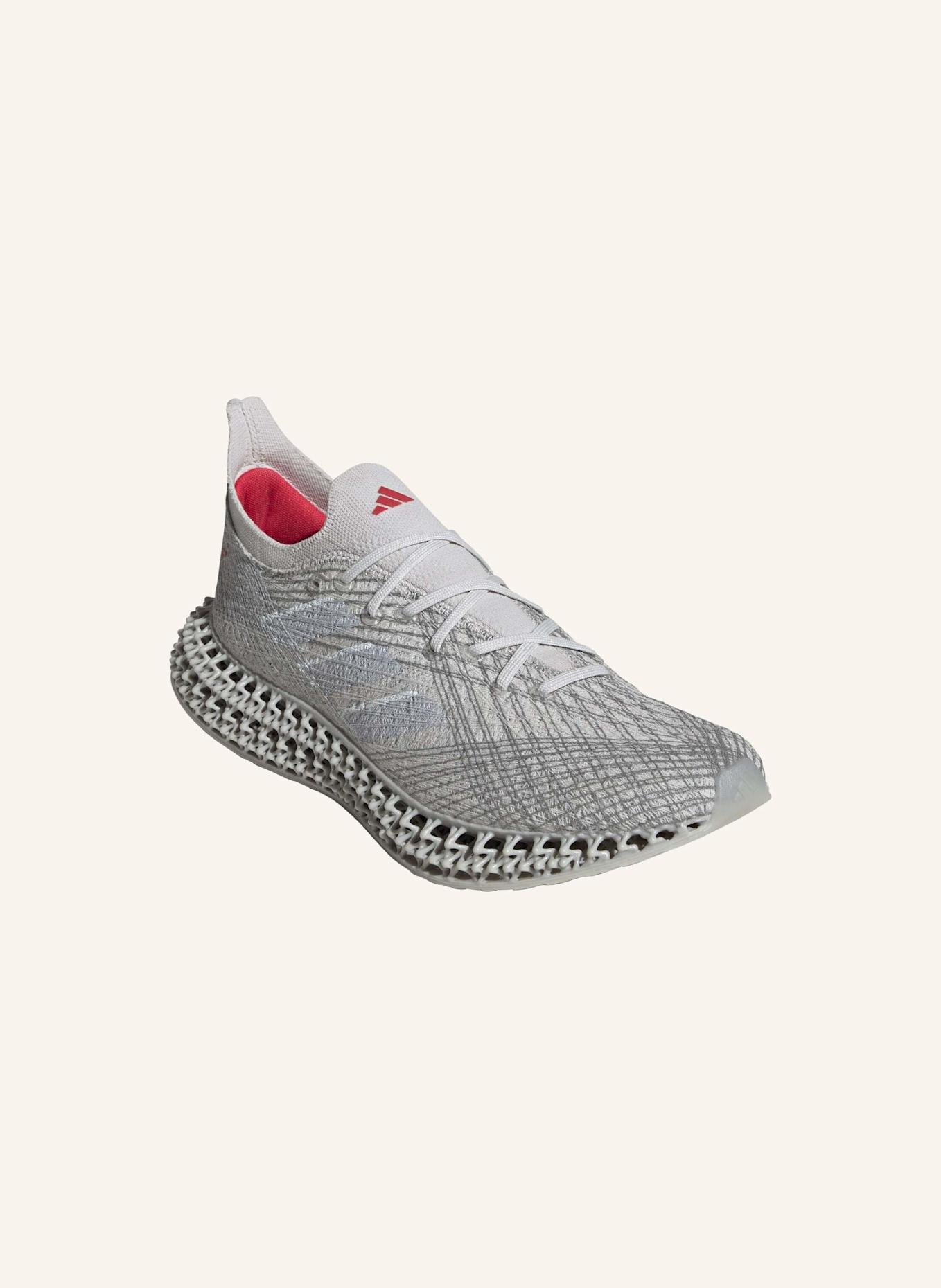 adidas Laufschuhe 4DFWD x STRUNG: GRAU/ SILBER/ ROT