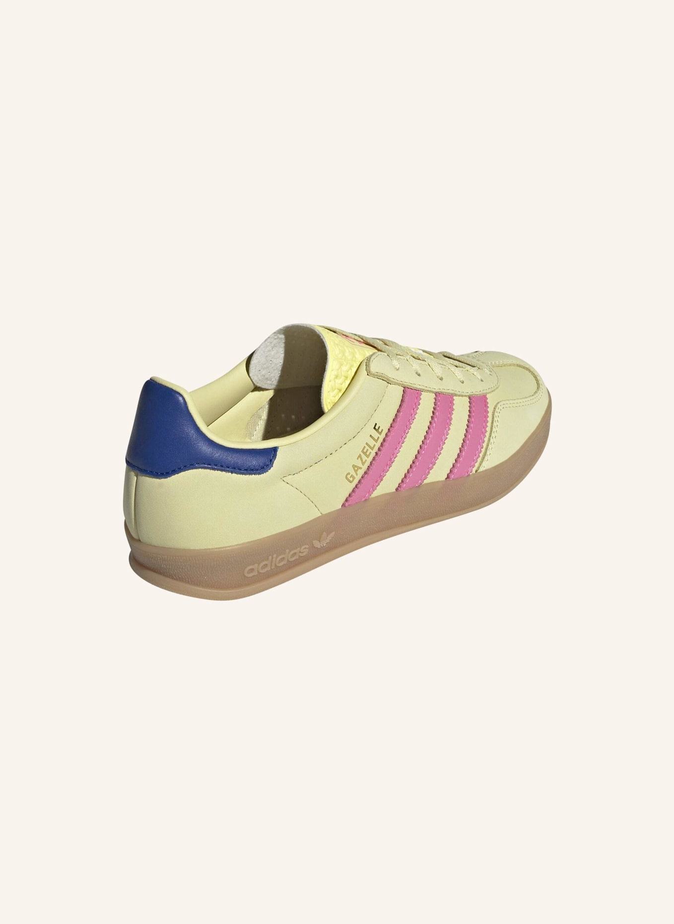 adidas Originals GAZELLE INDOOR SCHUH: GELB/ ROSA/ BLAU