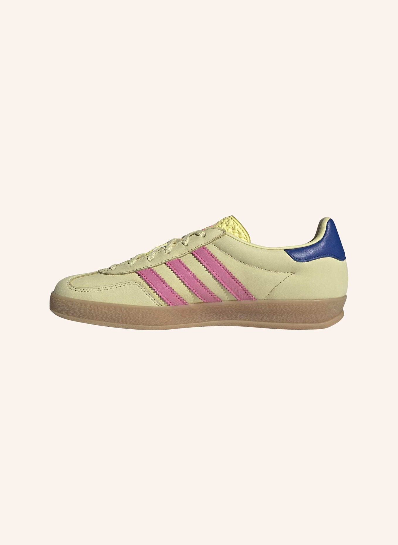 adidas Originals GAZELLE INDOOR SCHUH: GELB/ ROSA/ BLAU