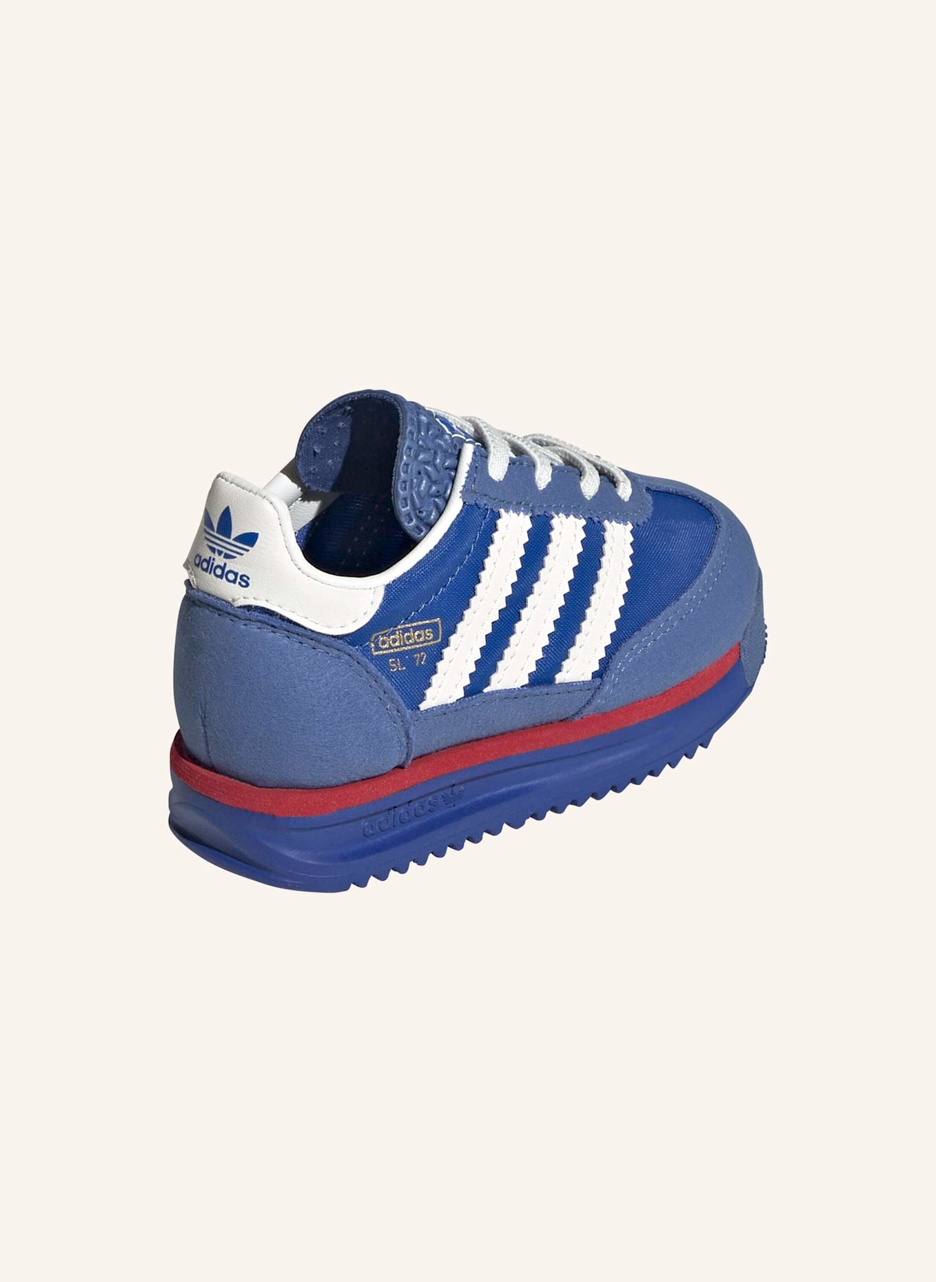adidas Originals SL 72 RS ELASTIC LACES KIDS SCHUH: BLAU/ WEISS/ ROT
