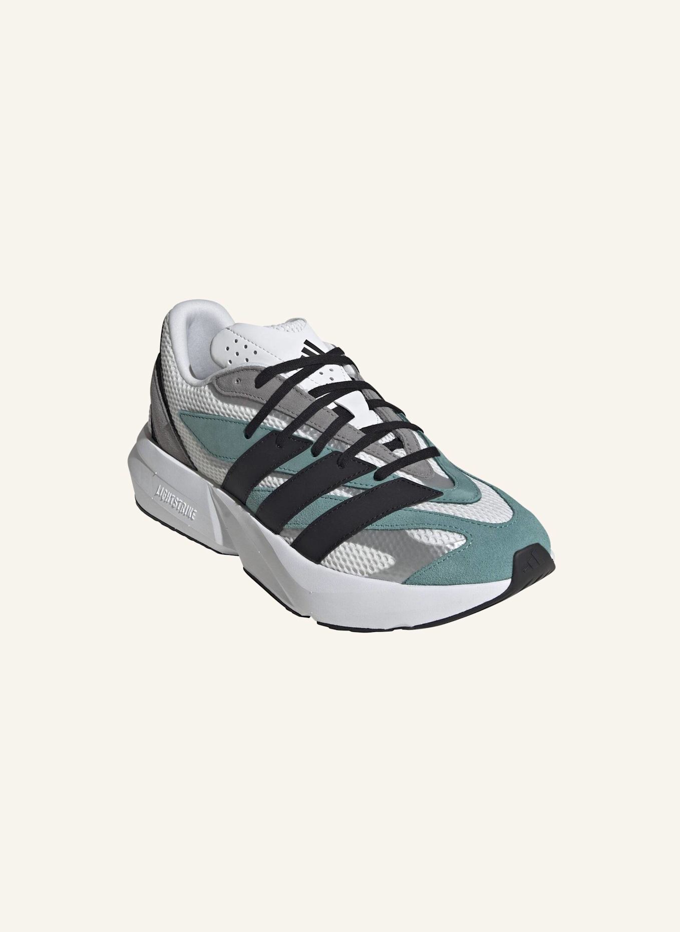 adidas Sneaker LIGHTBLAZE: WEISS/ SCHWARZ/ TÜRKIS