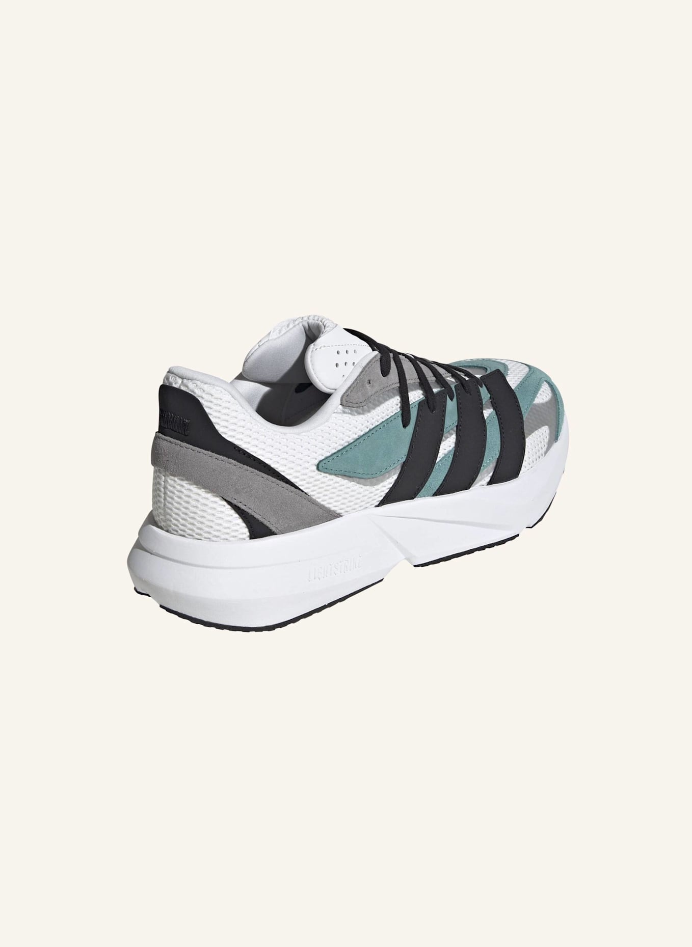 adidas Sneaker LIGHTBLAZE: WEISS/ SCHWARZ/ TÜRKIS
