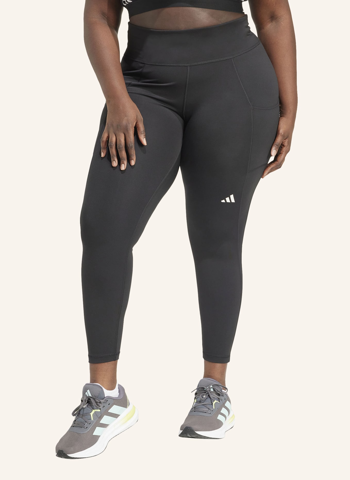 adidas OWN THE RUN 7/8-LEGGINGS – GROSSE GRÖSSEN: SCHWARZ