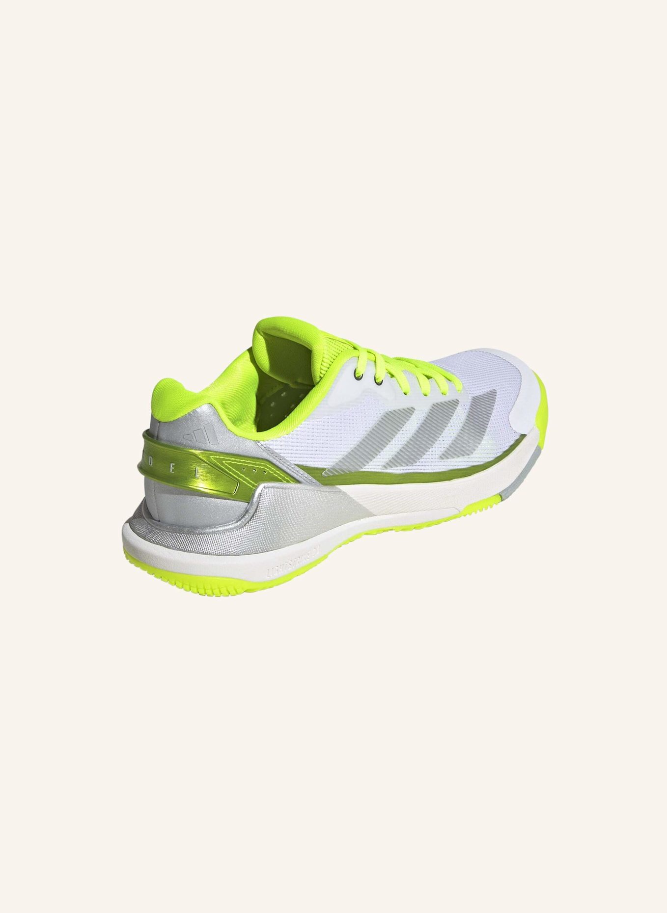 adidas CRAZYQUICK LIGHTSTRIKE PADEL-SCHUH: GELB/ GRAU/ SILBER