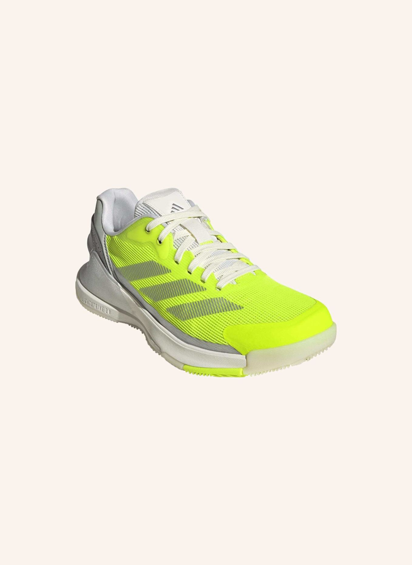 adidas CRAZYQUICK LIGHTSTRIKE PADEL-SCHUH: GELB/ SILBER/ GRAU