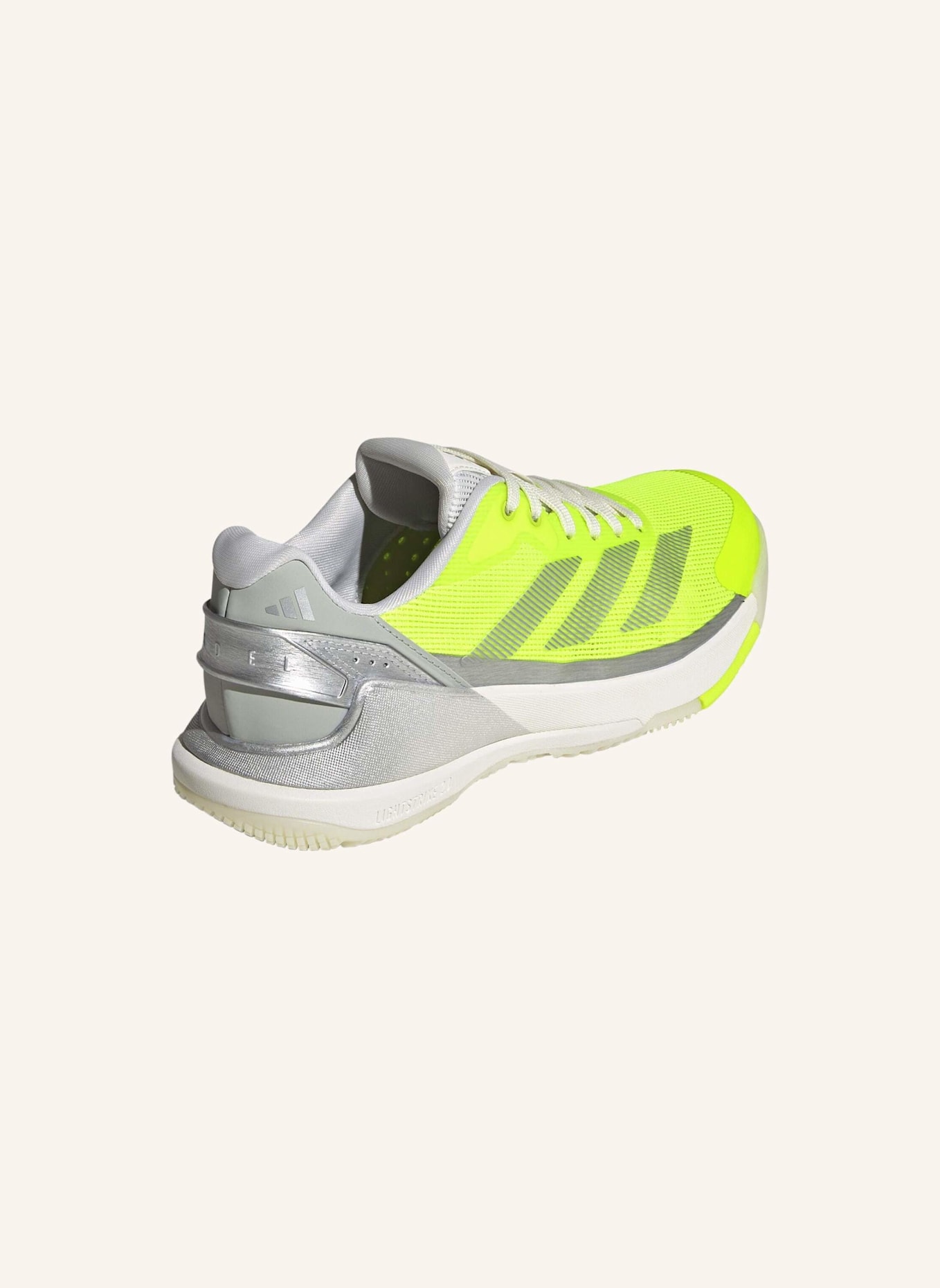 adidas CRAZYQUICK LIGHTSTRIKE PADEL-SCHUH: GELB/ SILBER/ GRAU