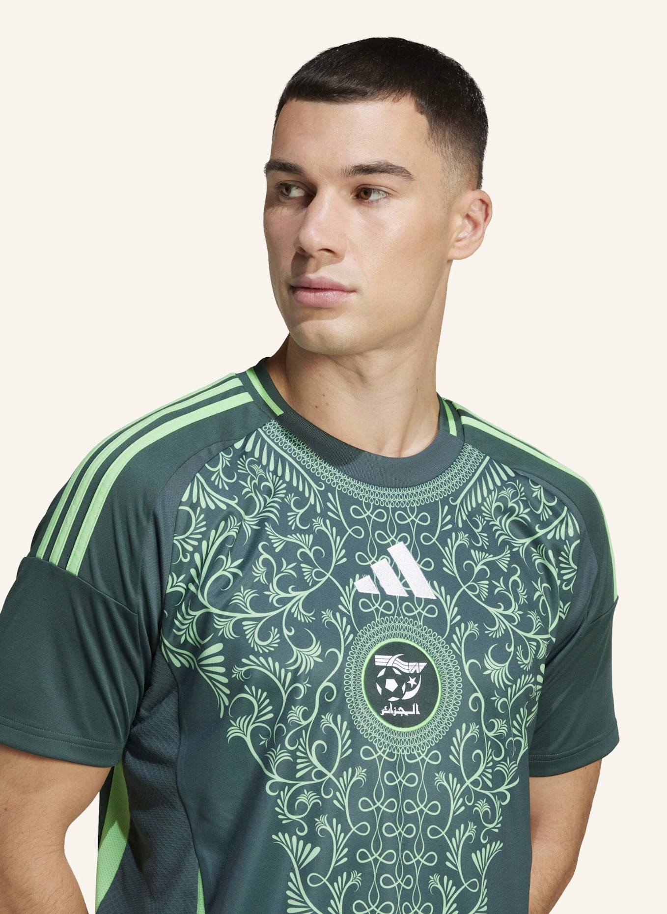 adidas ALGERIEN 24 AUSWÄRTSTRIKOT: GRÜN