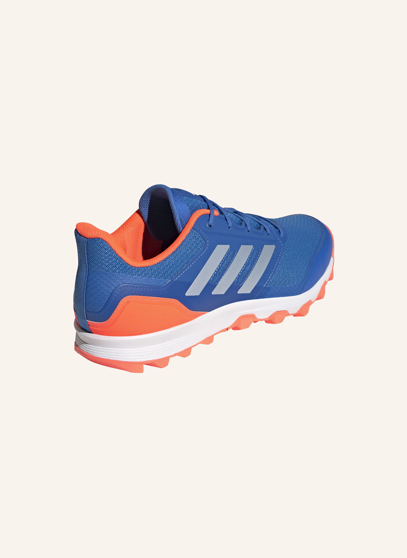 adidas FLEXCLOUD 2.1 FIELD HOCKEYSCHUH: BLAU/ WEISS/ ORANGE