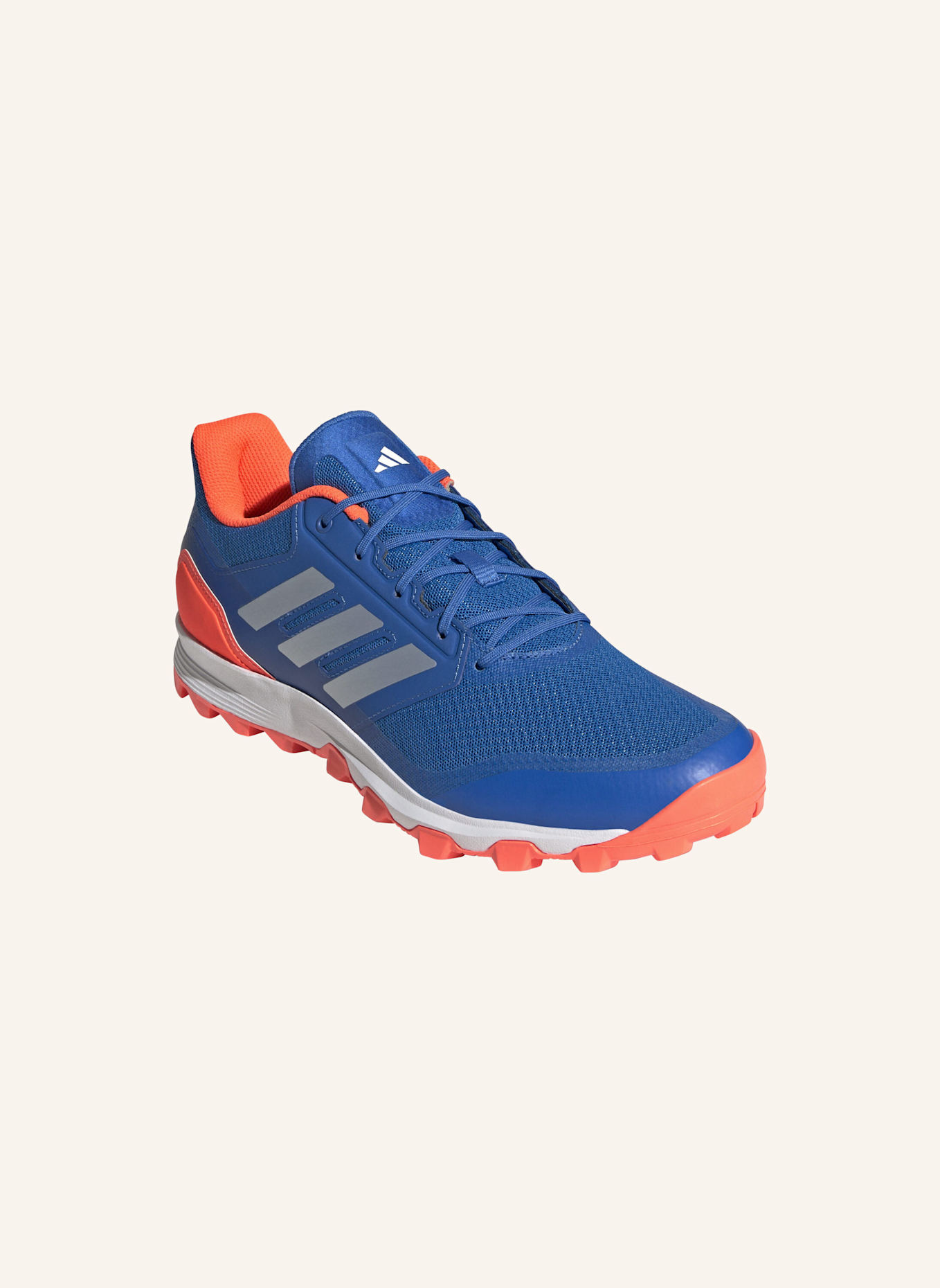 adidas FLEXCLOUD 2.1 FIELD HOCKEYSCHUH: BLAU/ WEISS/ ORANGE