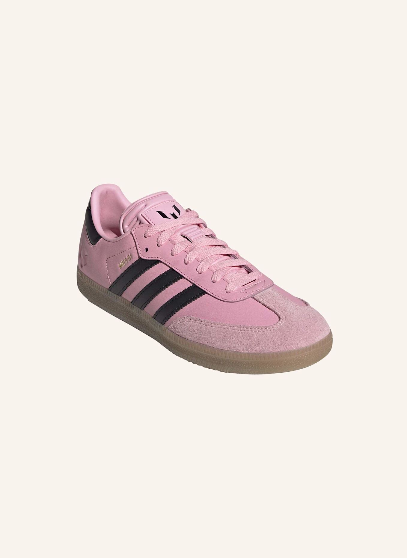 adidas SAMBA MESSI SCHUH: SCHWARZ/ BEIGE