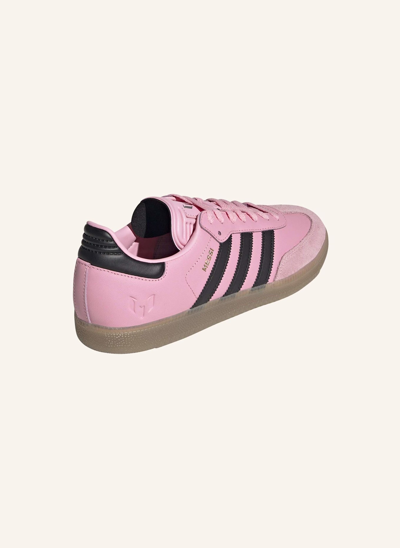 adidas SAMBA MESSI SCHUH: SCHWARZ/ BEIGE
