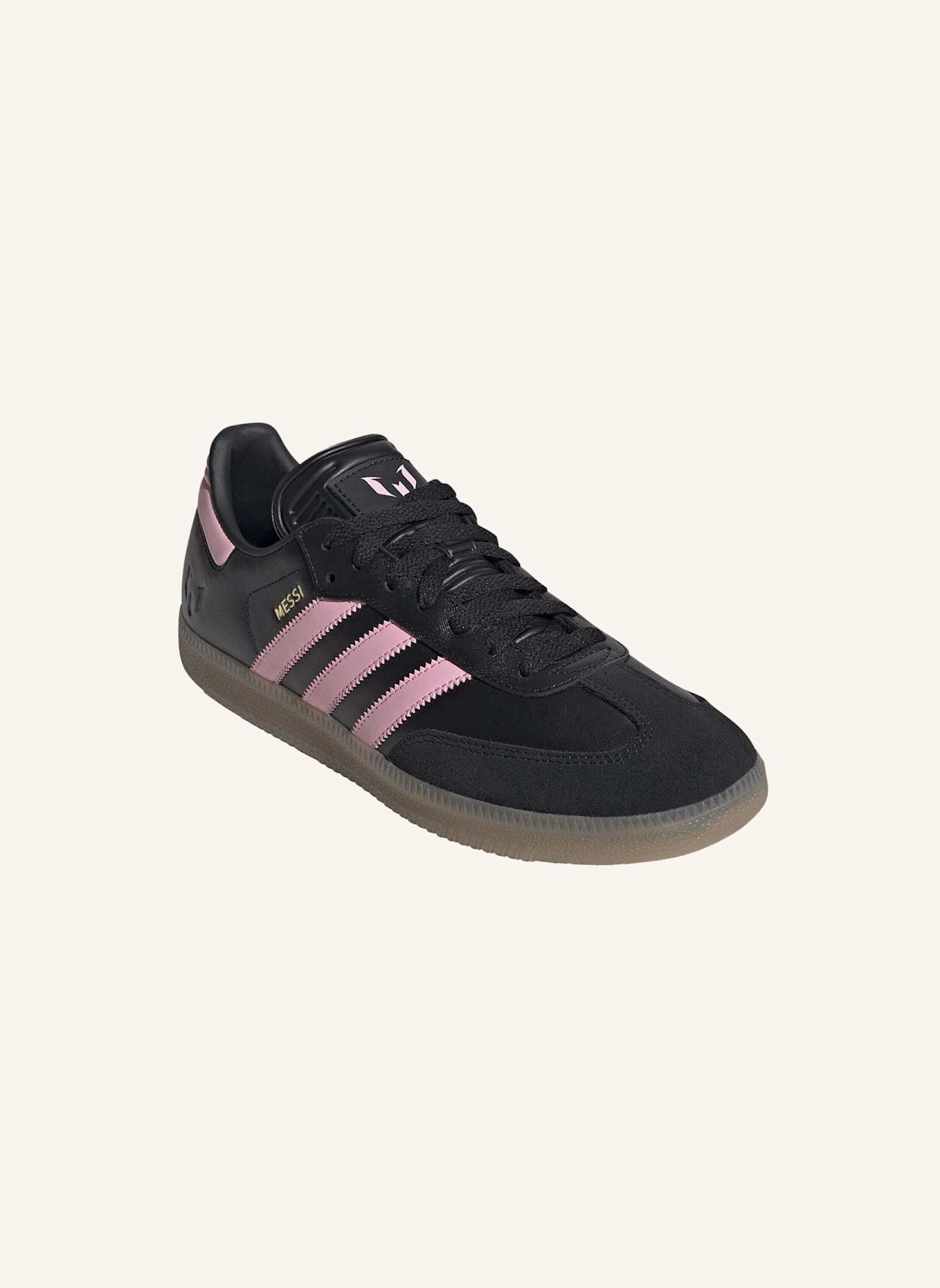 adidas SAMBA MESSI SCHUH: SCHWARZ/ GOLD/ BEIGE
