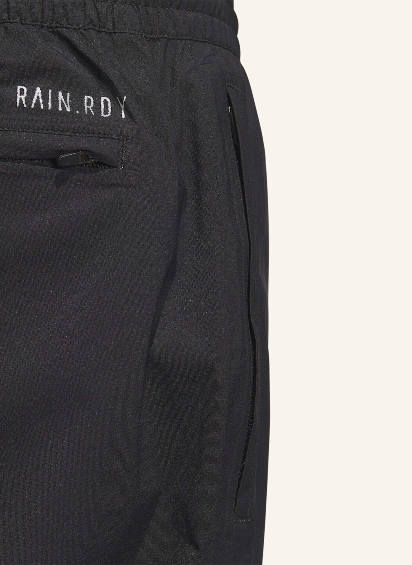 adidas RAIN.RDY GOLFHOSE: SCHWARZ