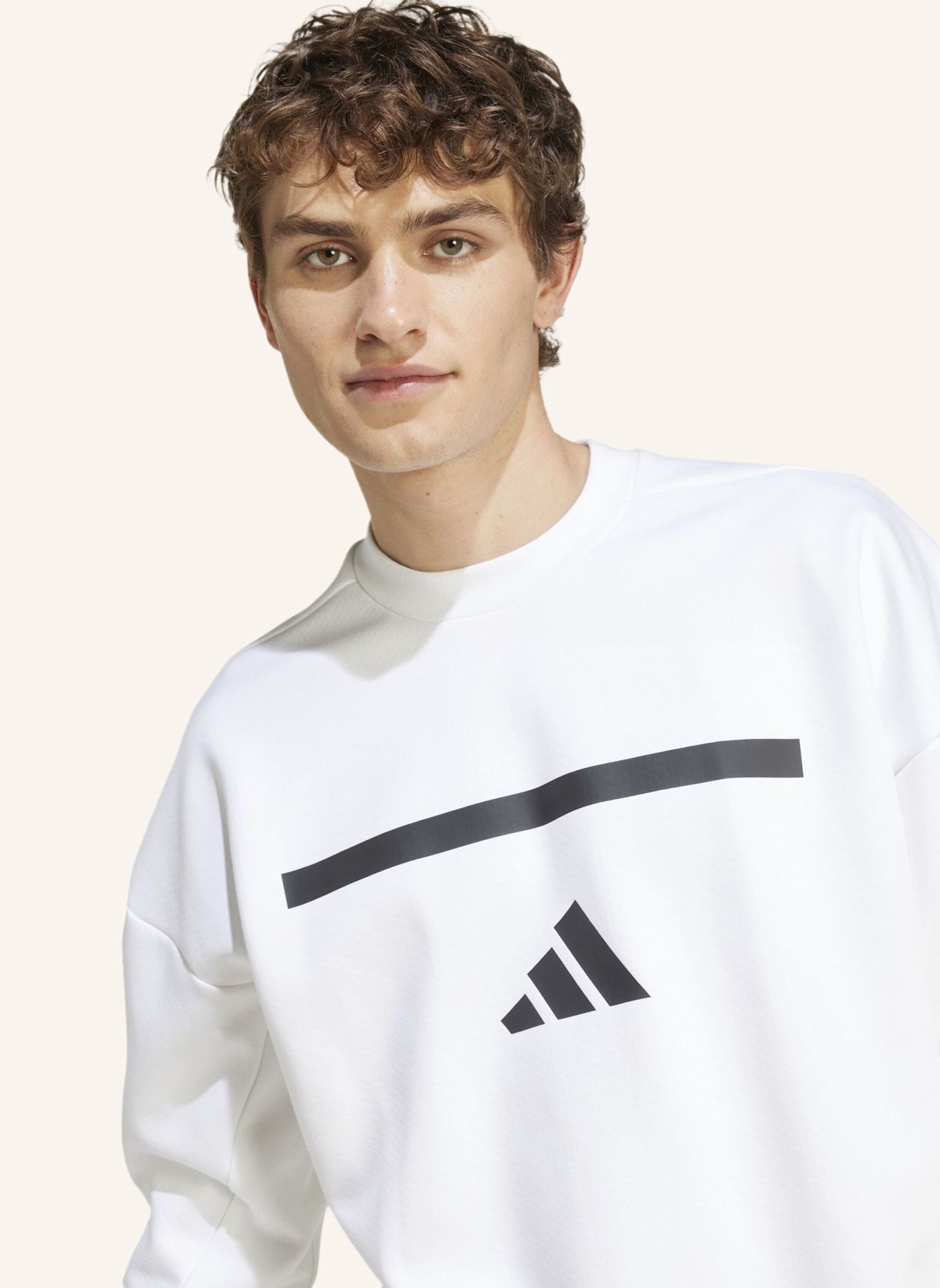 adidas NEW ADIDAS Z.N.E. SWEATSHIRT: WEISS