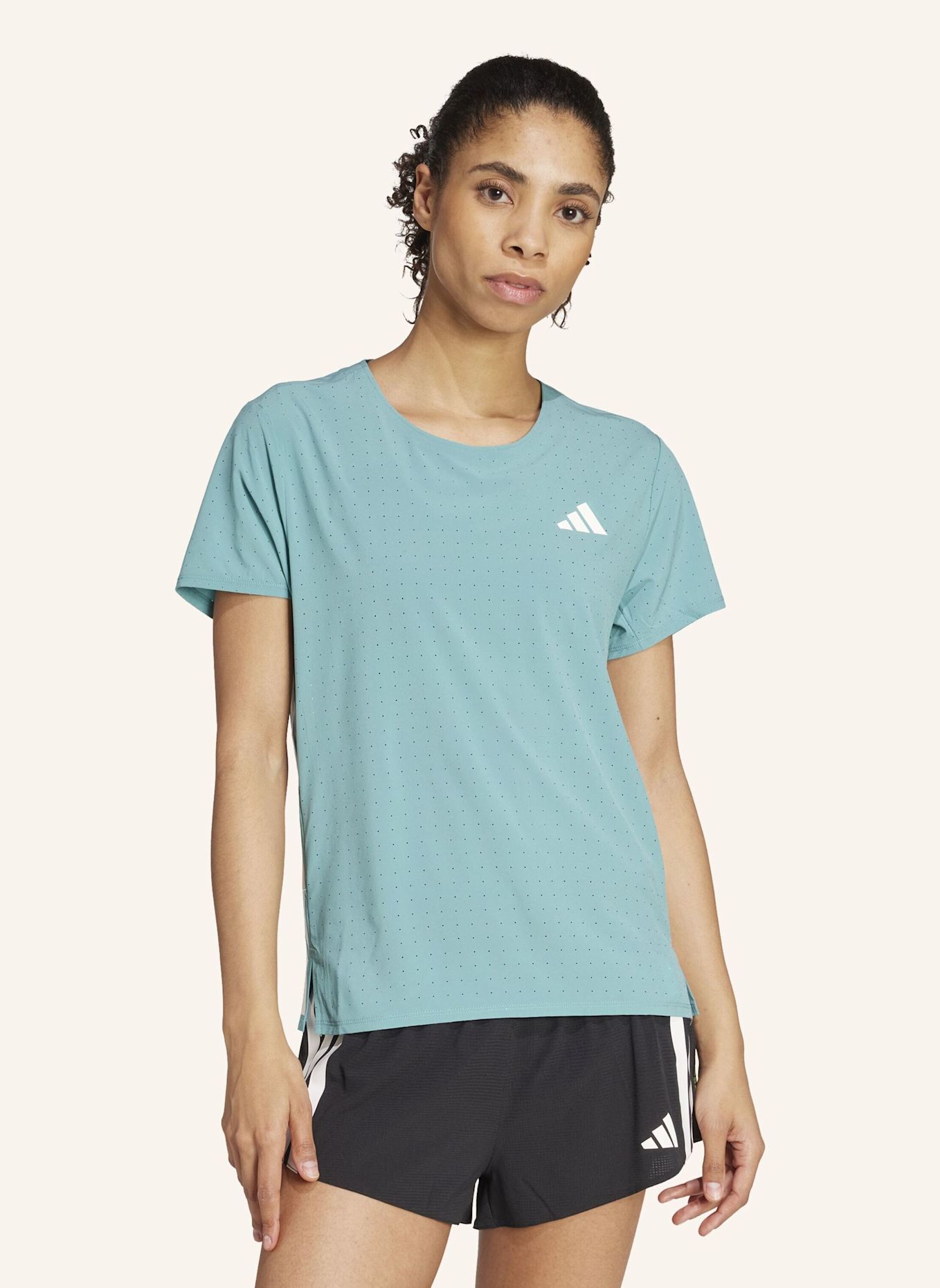 adidas Laufshirt ADIZERO: TÜRKIS