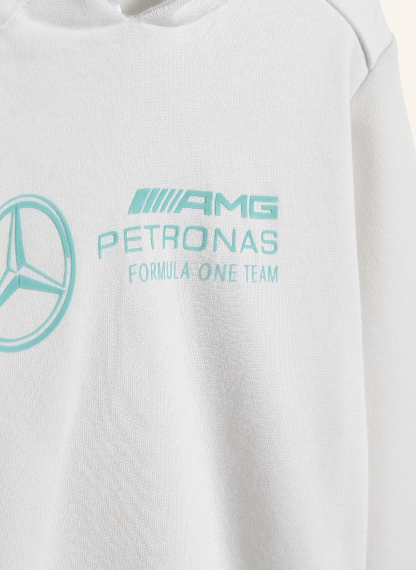 adidas MERCEDES - AMG PETRONAS FORMULA ONE TEAM DNA BABY LONG SLEEVE JOGGINGANZUG: WEISS/ GRÜN