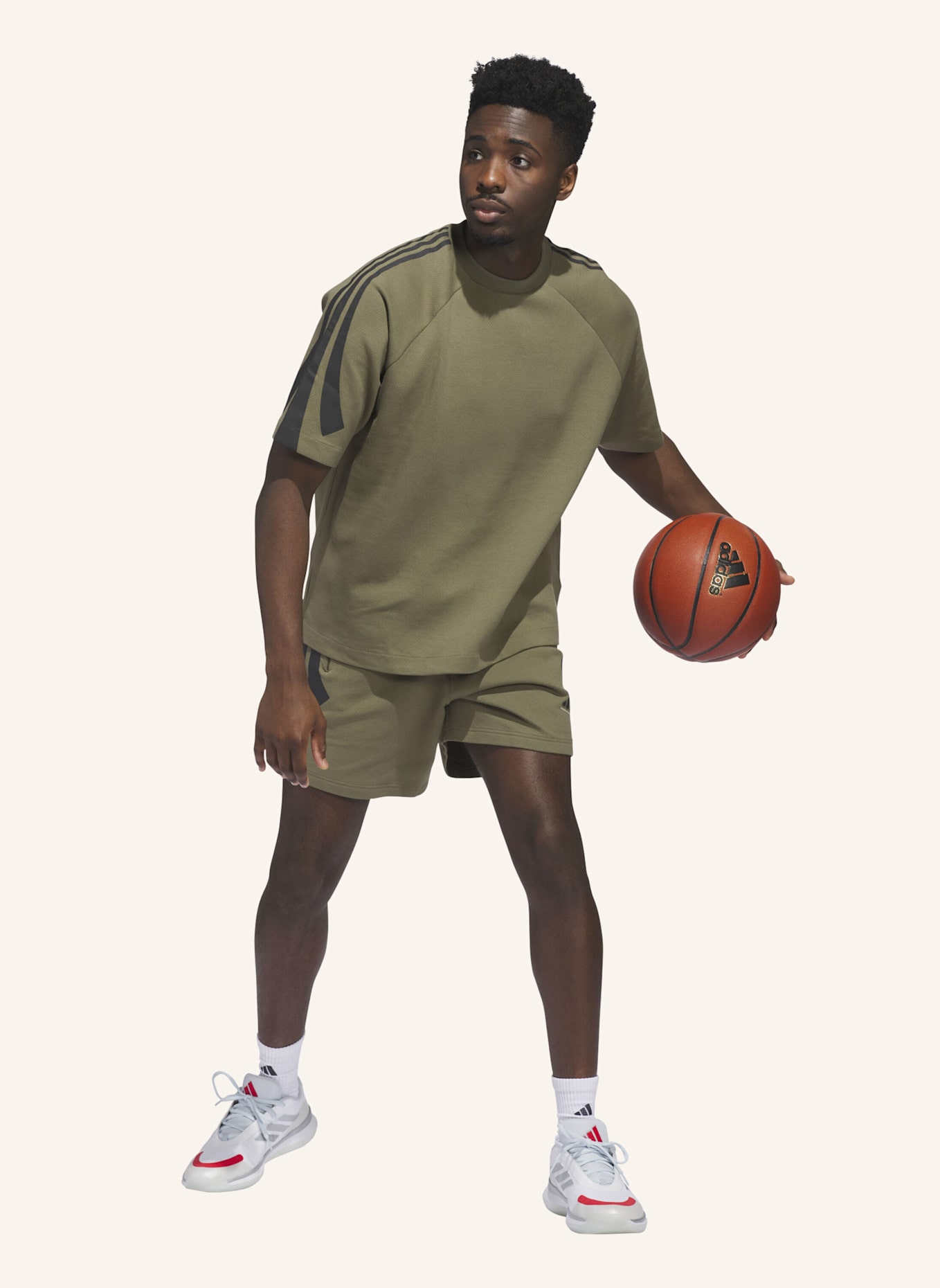 adidas T-Shirt ADIDAS BB SHORT-SLEEVE: GRÜN