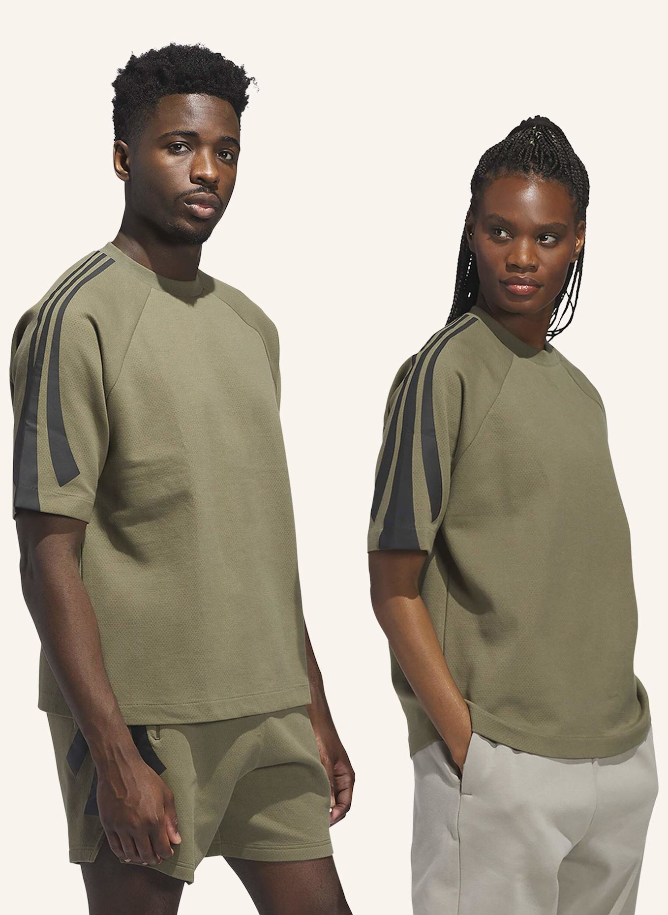 adidas T-Shirt ADIDAS BB SHORT-SLEEVE: GRÜN