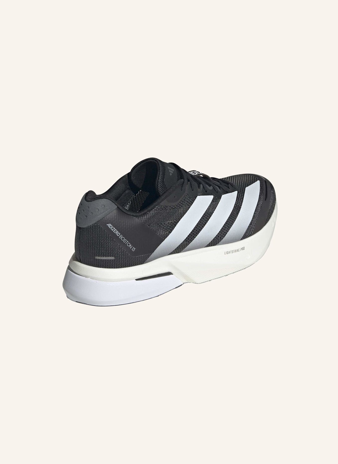 adidas Laufschuhe ADIZERO BOSTON 13: SCHWARZ/ WEISS/ GRAU
