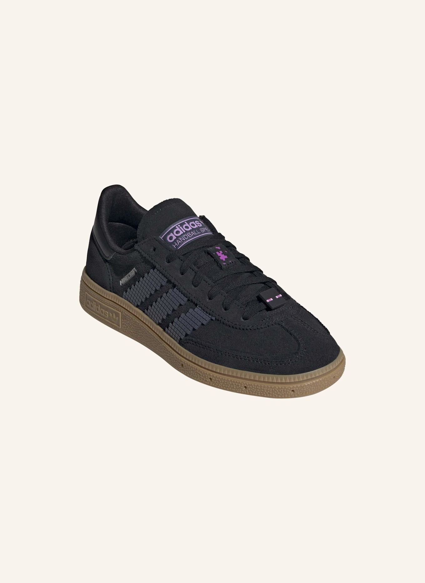 adidas Originals HANDBALL SPEZIAL X MINECRAFT SCHUH: SCHWARZ/ GRAU/ BEIGE