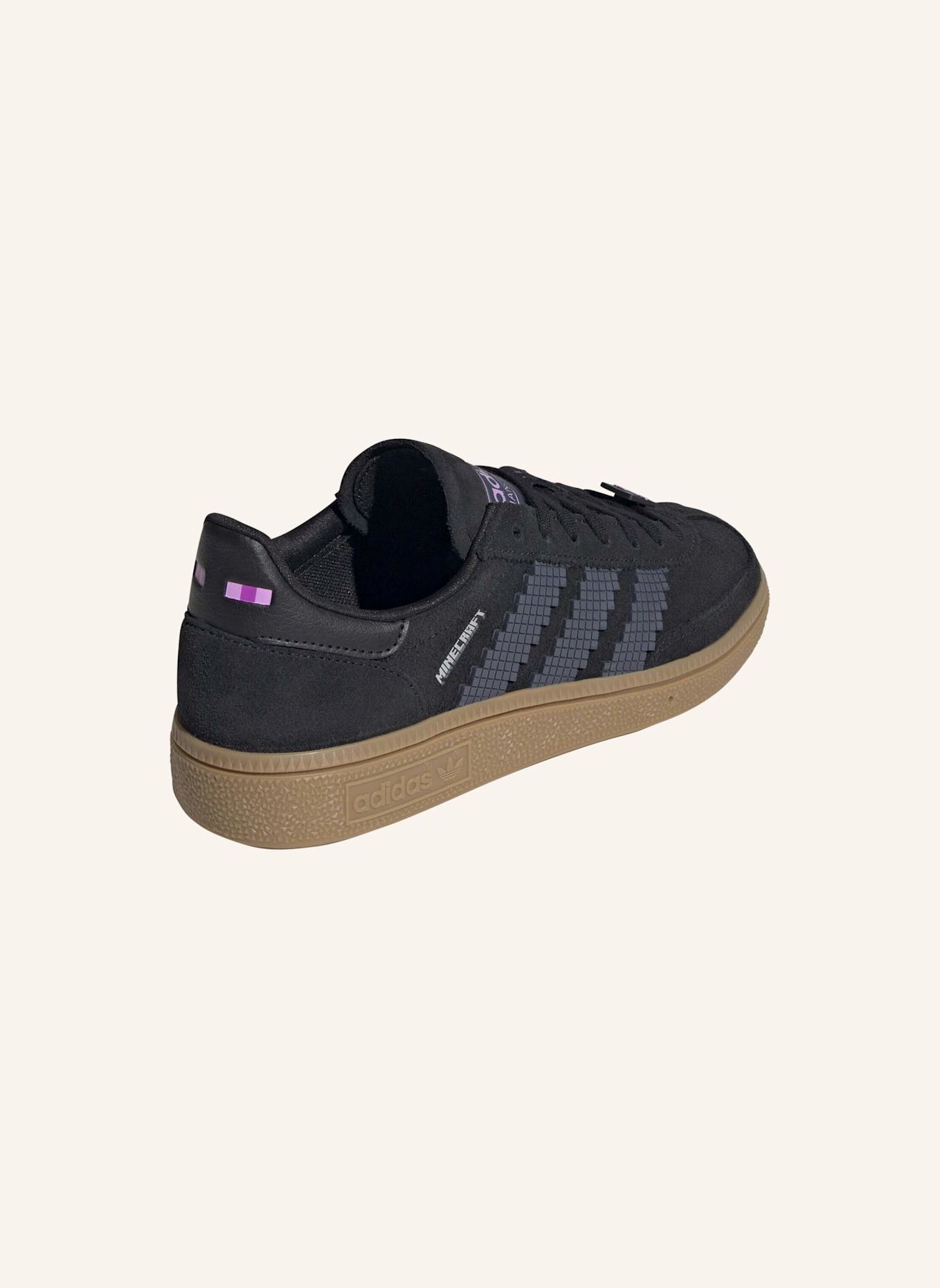 adidas Originals HANDBALL SPEZIAL X MINECRAFT SCHUH: SCHWARZ/ GRAU/ BEIGE