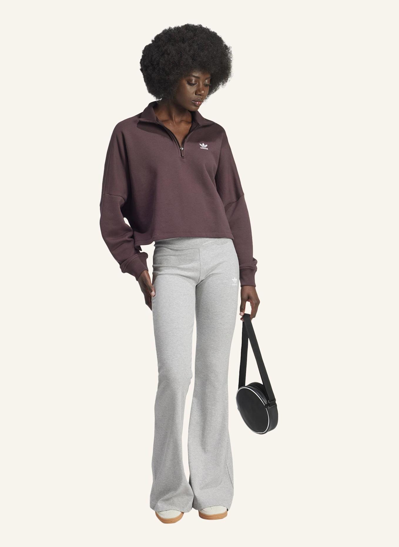 adidas Originals ESSENTIALS RIB FLARED LEGGINGS: GRAU