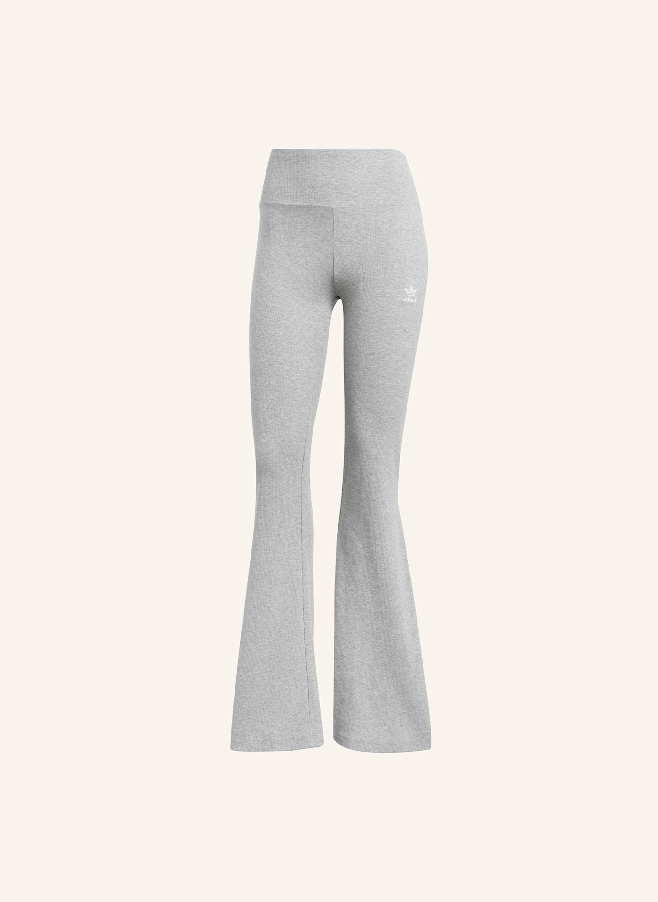 adidas Originals ESSENTIALS RIB FLARED LEGGINGS: GRAU