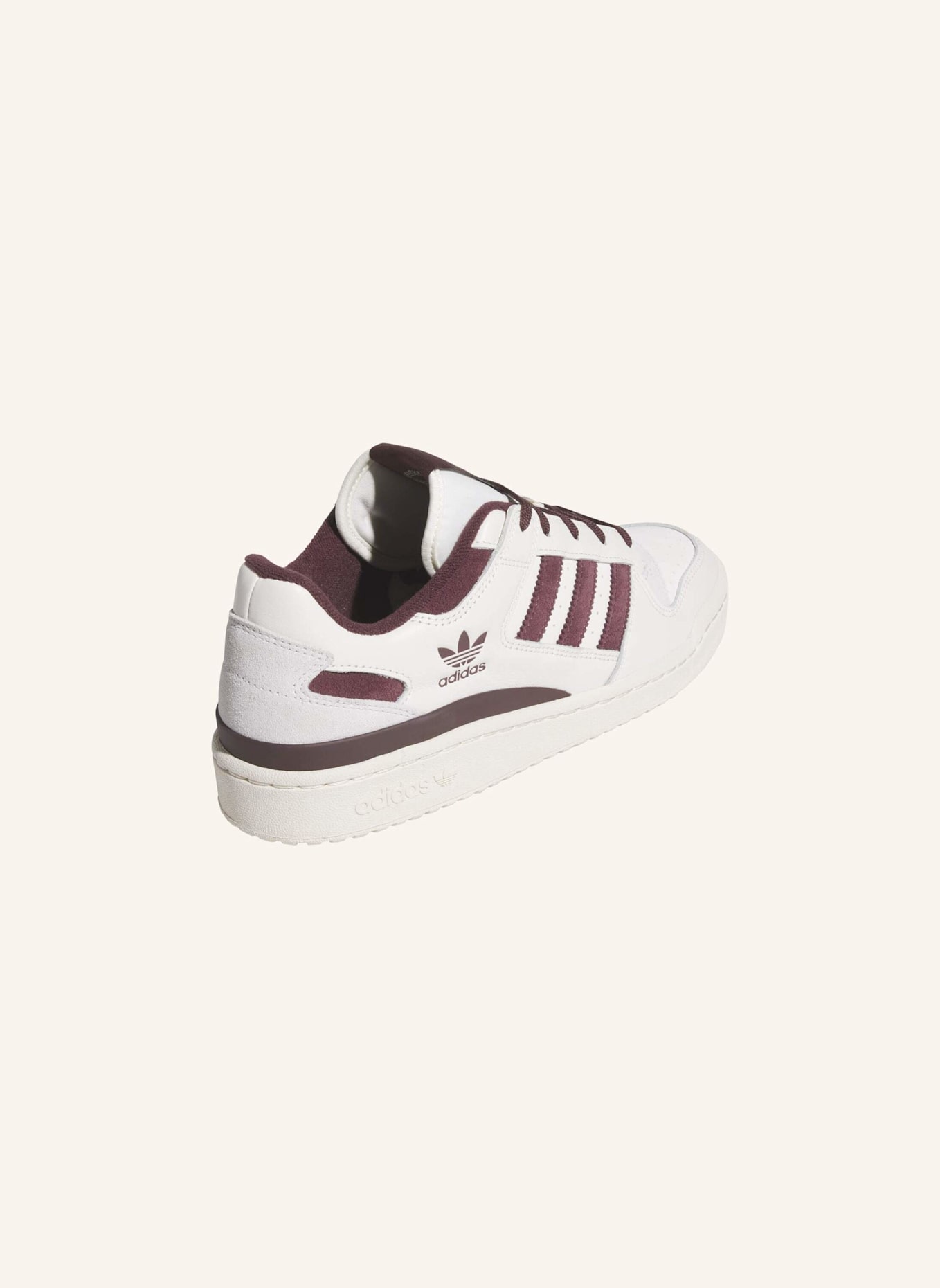 adidas Originals FORUM LOW CL SCHUH: WEISS/ ROT