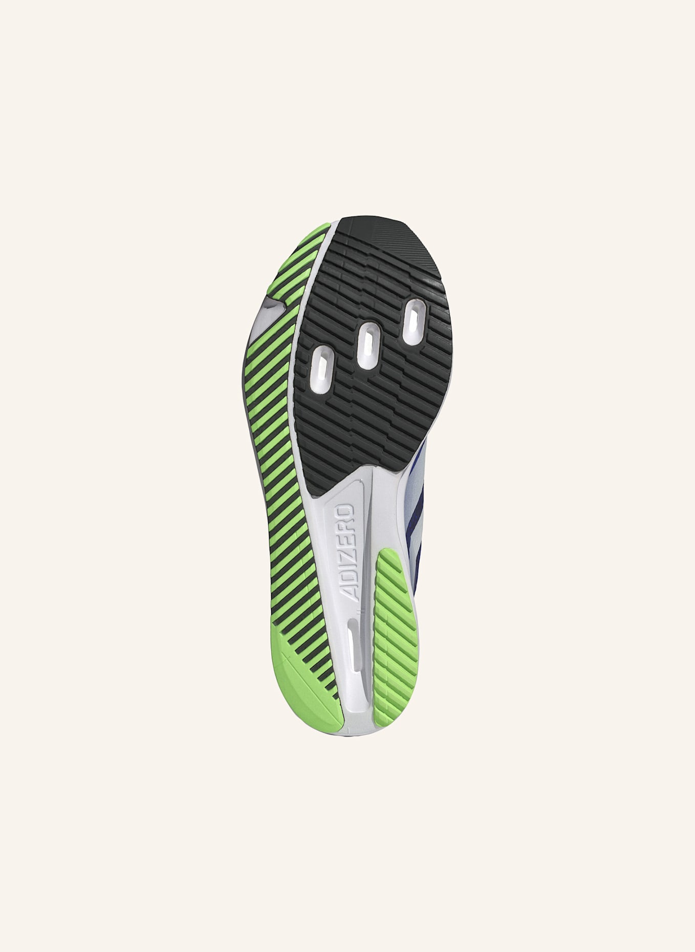 adidas ADIZERO SL 2 SCHUH: BLAU/ WEISS/ NEONGRÜN