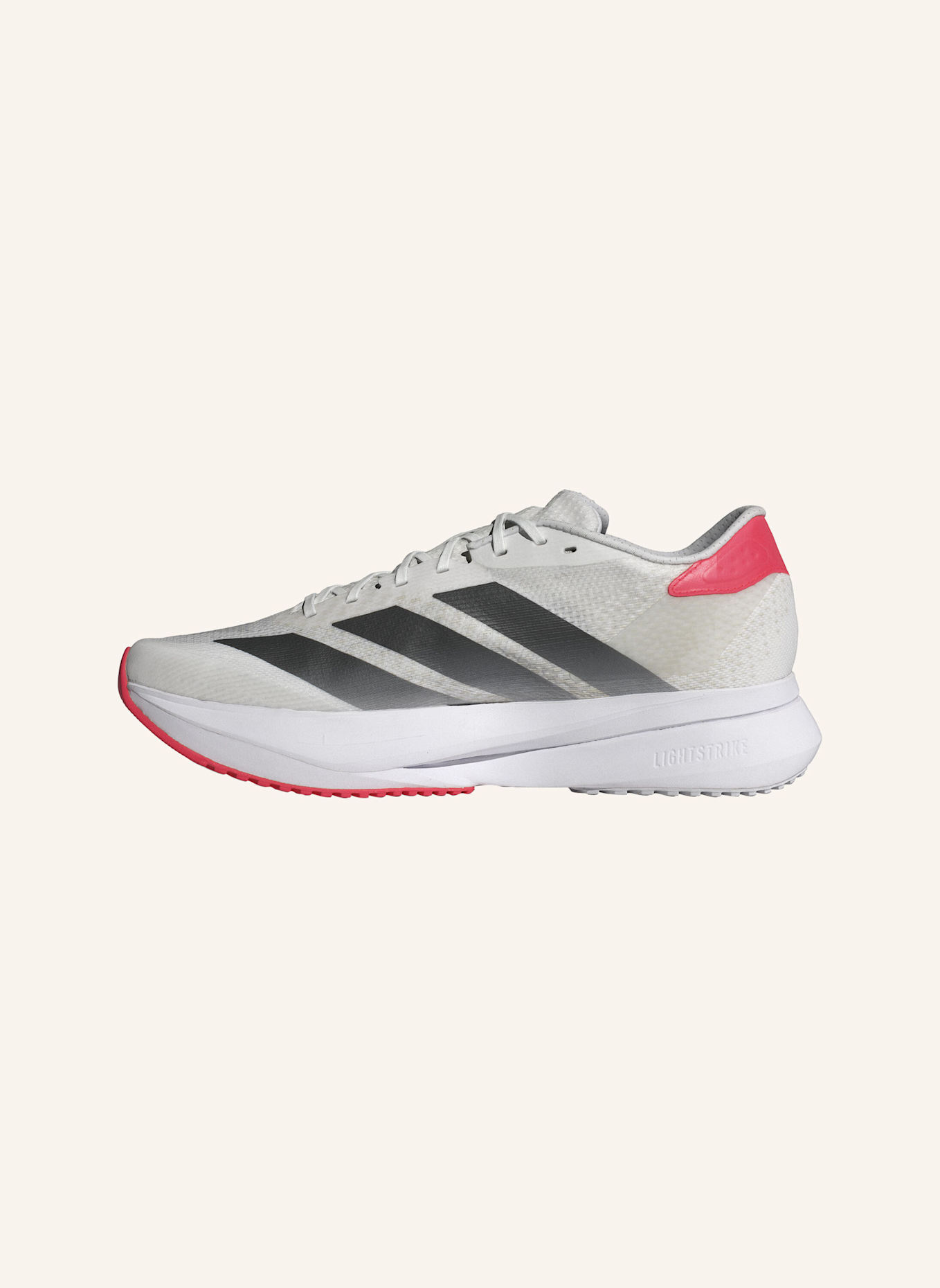 adidas ADIZERO SL 2 SCHUH: WEISS/ SCHWARZ/ ROT