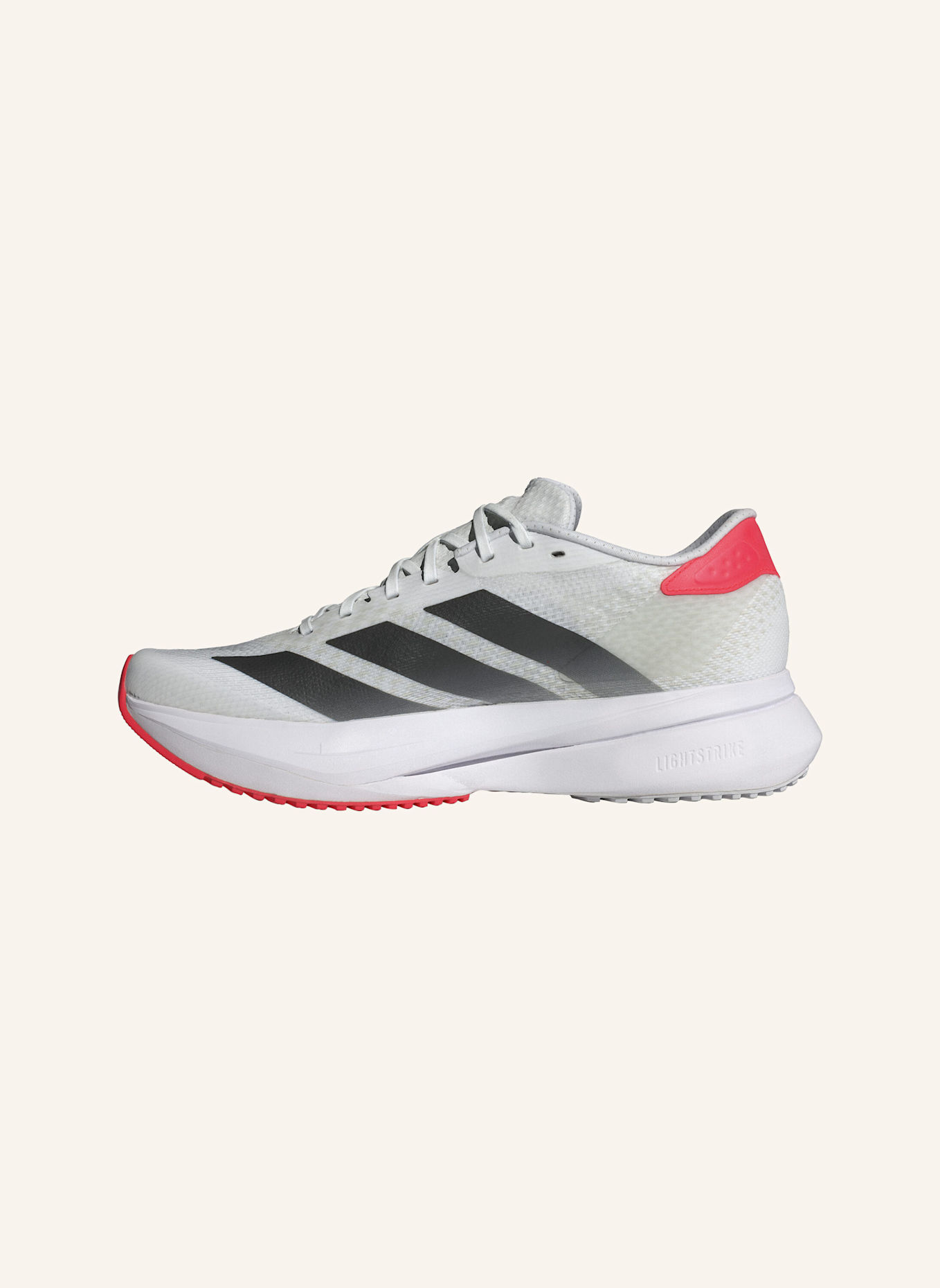 adidas ADIZERO SL2 SCHUH: WEISS/ SCHWARZ/ ROT