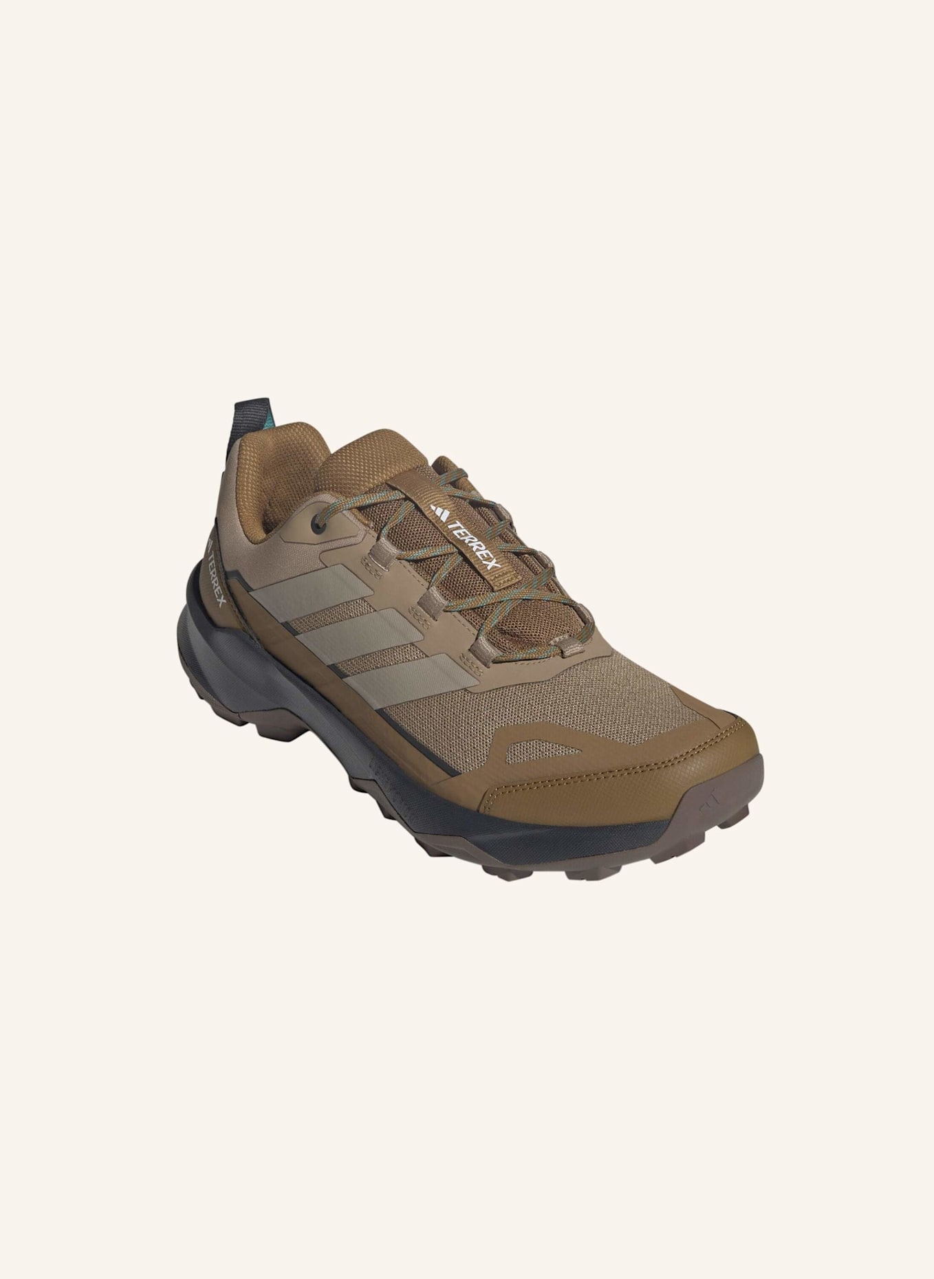 adidas TERREX TERREX SKYCHASER AX5 WANDERSCHUHE: BRAUN/ BEIGE/ TÜRKIS