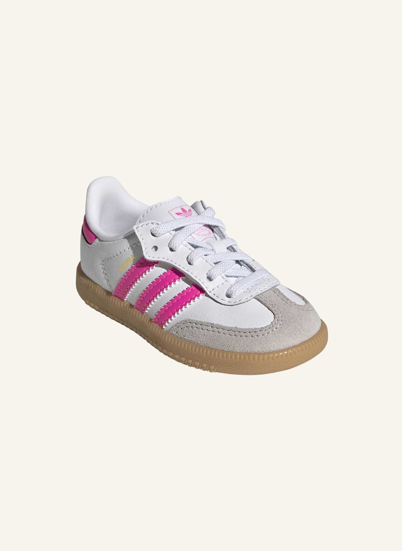 adidas Originals SAMBA OG COMFORT CLOSURE ELASTIC LACE KIDS SCHUH: WEISS