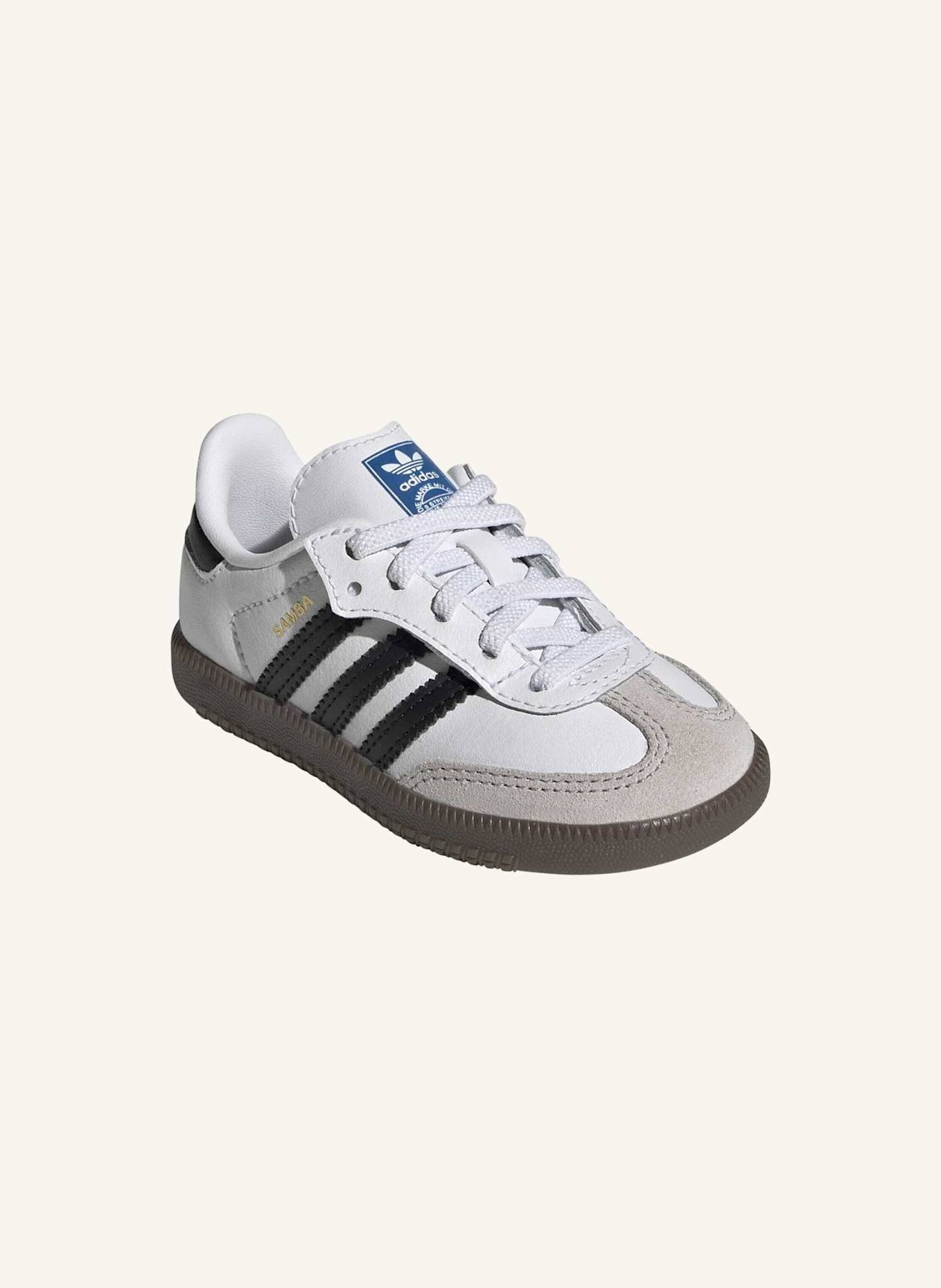 adidas Originals SAMBA OG COMFORT CLOSURE ELASTIC LACE KIDS SCHUH: WEISS