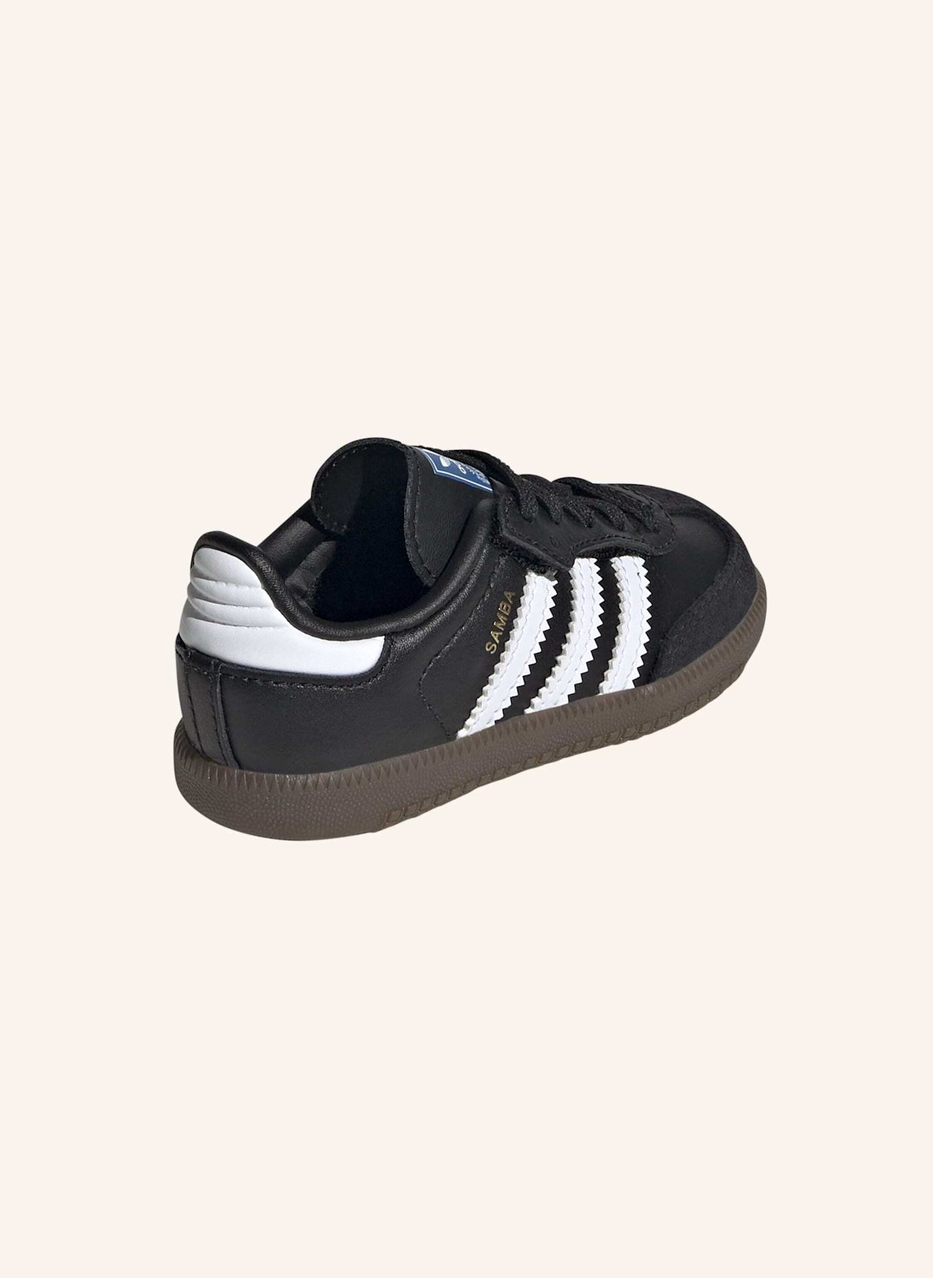 adidas Originals SAMBA OG COMFORT CLOSURE ELASTIC LACE KIDS SCHUH: WEISS/ SCHWARZ/ BEIGE
