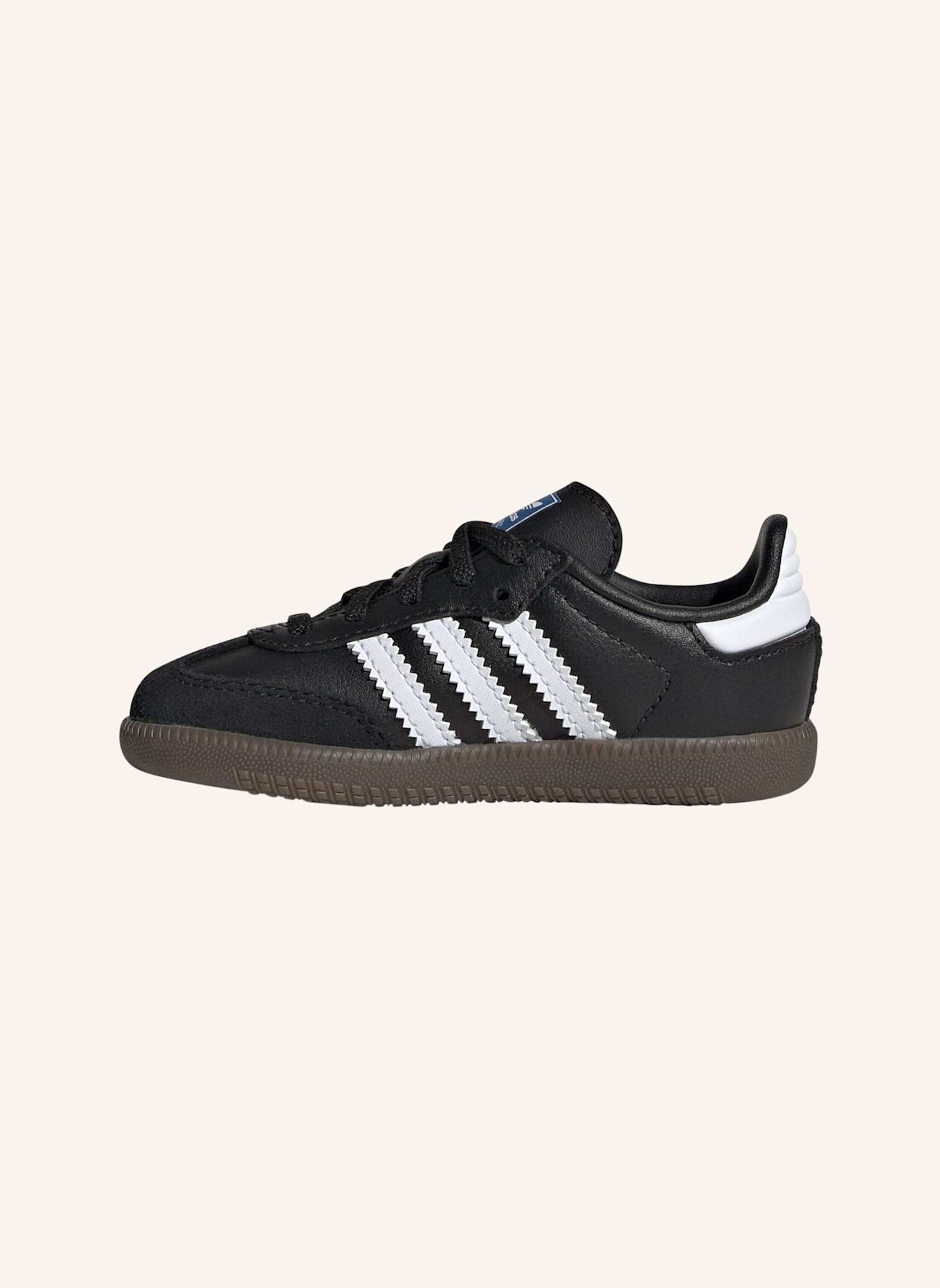 adidas Originals SAMBA OG COMFORT CLOSURE ELASTIC LACE KIDS SCHUH: WEISS/ SCHWARZ/ BEIGE
