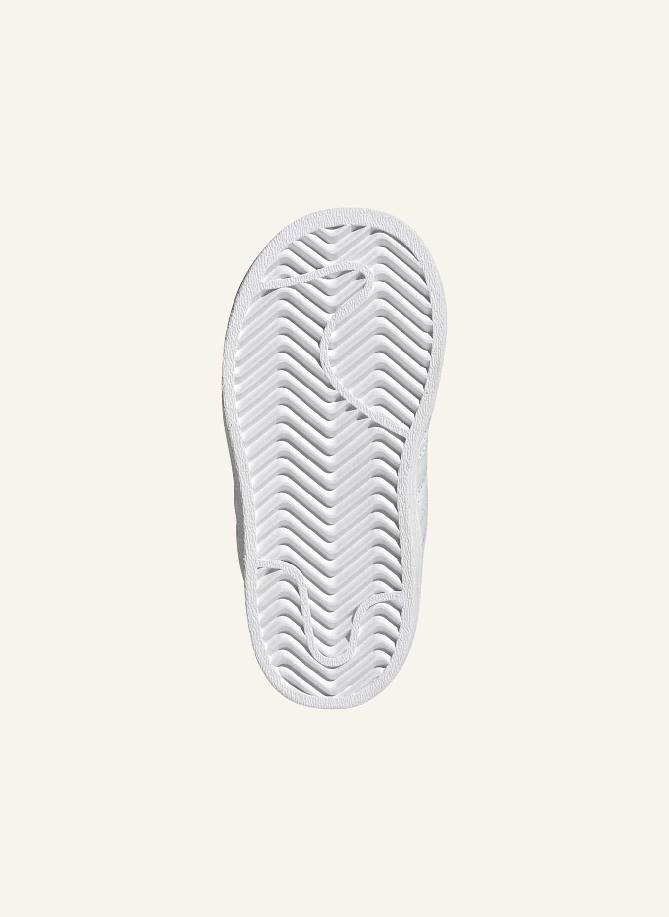 adidas Originals ADIDAS SUPERSTAR LED LIGHTS SCHUHE MIT KOMFORTVERSCHLUSS UND ELASTISCHEN SCHNÜRSENKELN FÜR KINDER: WEISS