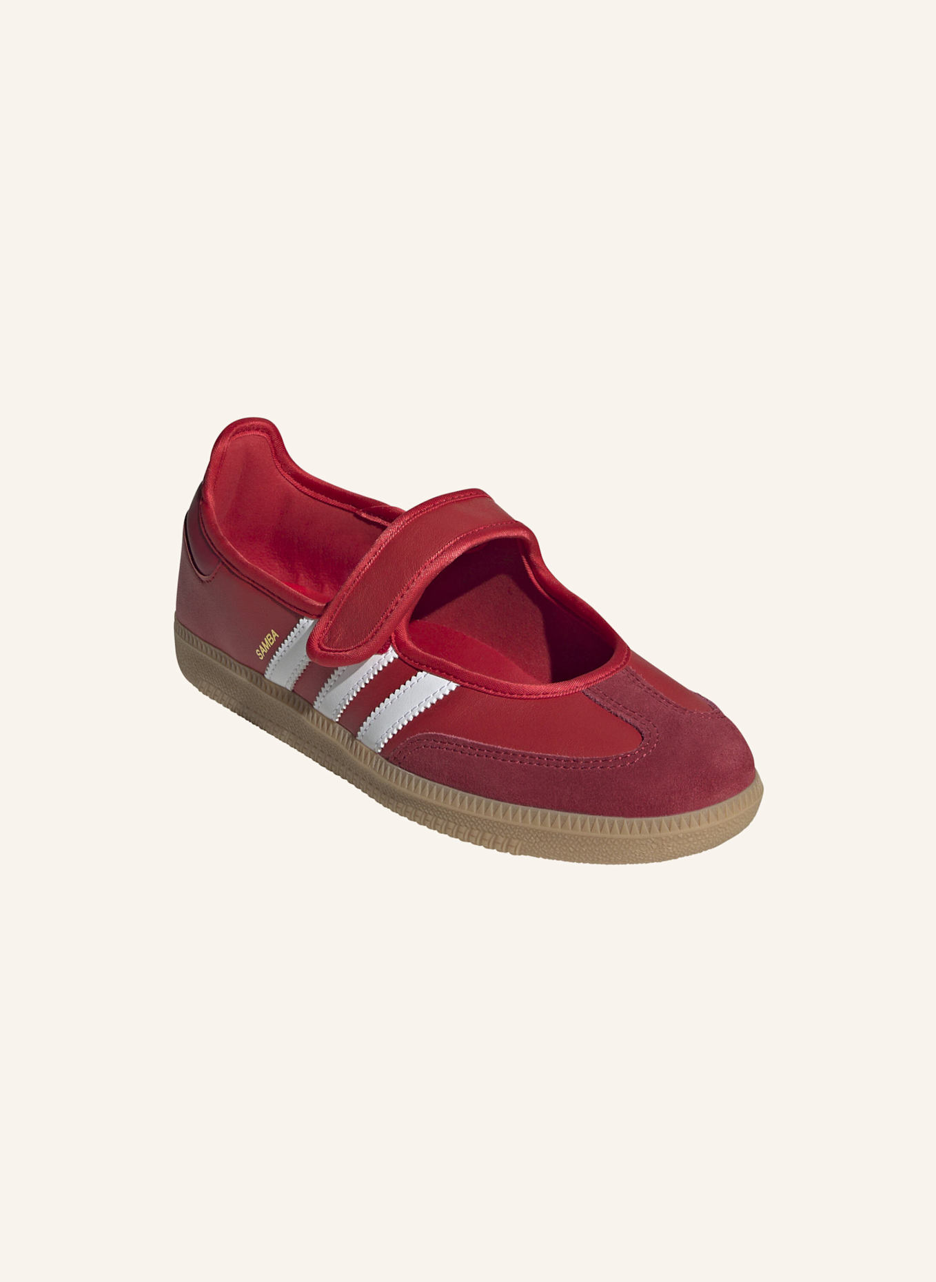 adidas Originals Mary-Jane-Ballerinas SAMBA OG: ROT/ BEIGE