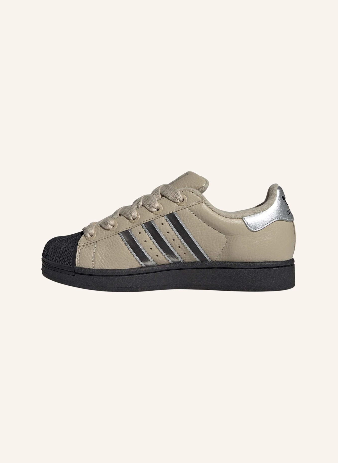 adidas Originals ADIDAS SUPERSTAR II SCHUH: SILBER/ SCHWARZ