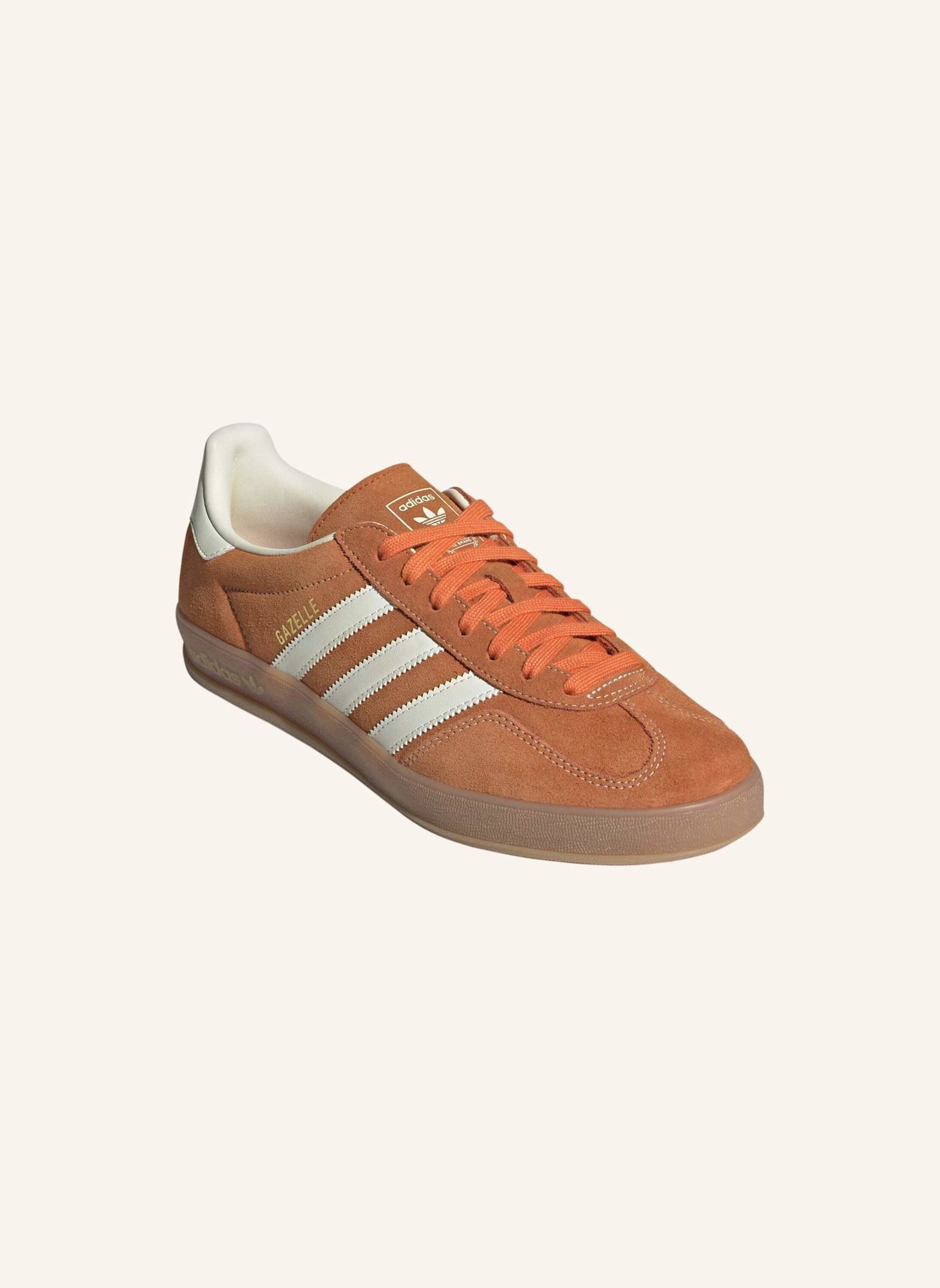 adidas Originals Sneaker GAZELLE INDOOR: ORANGE/ WEISS/ GOLD