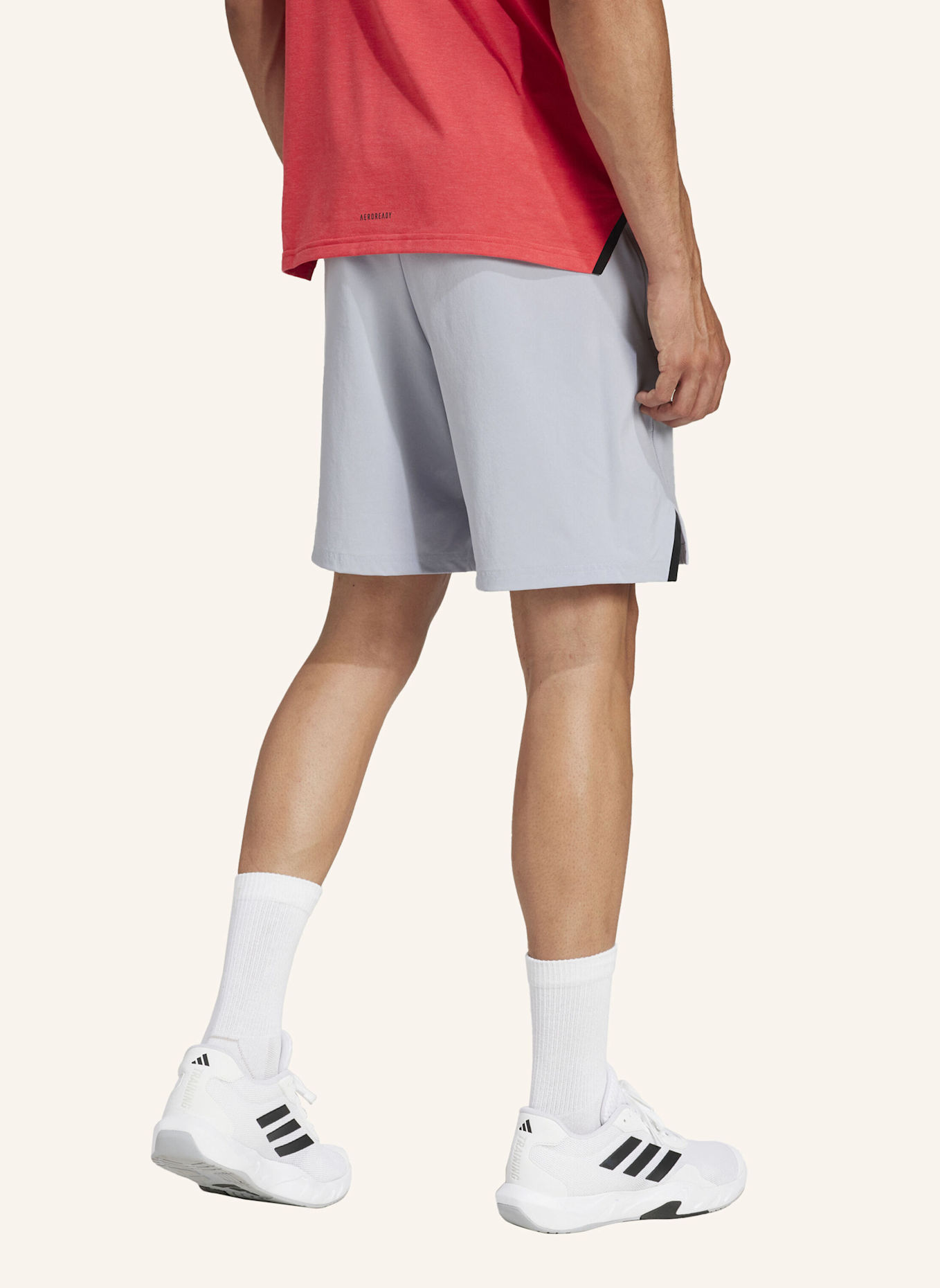 adidas Trainingsshorts D4T WORKOUT: GRAU