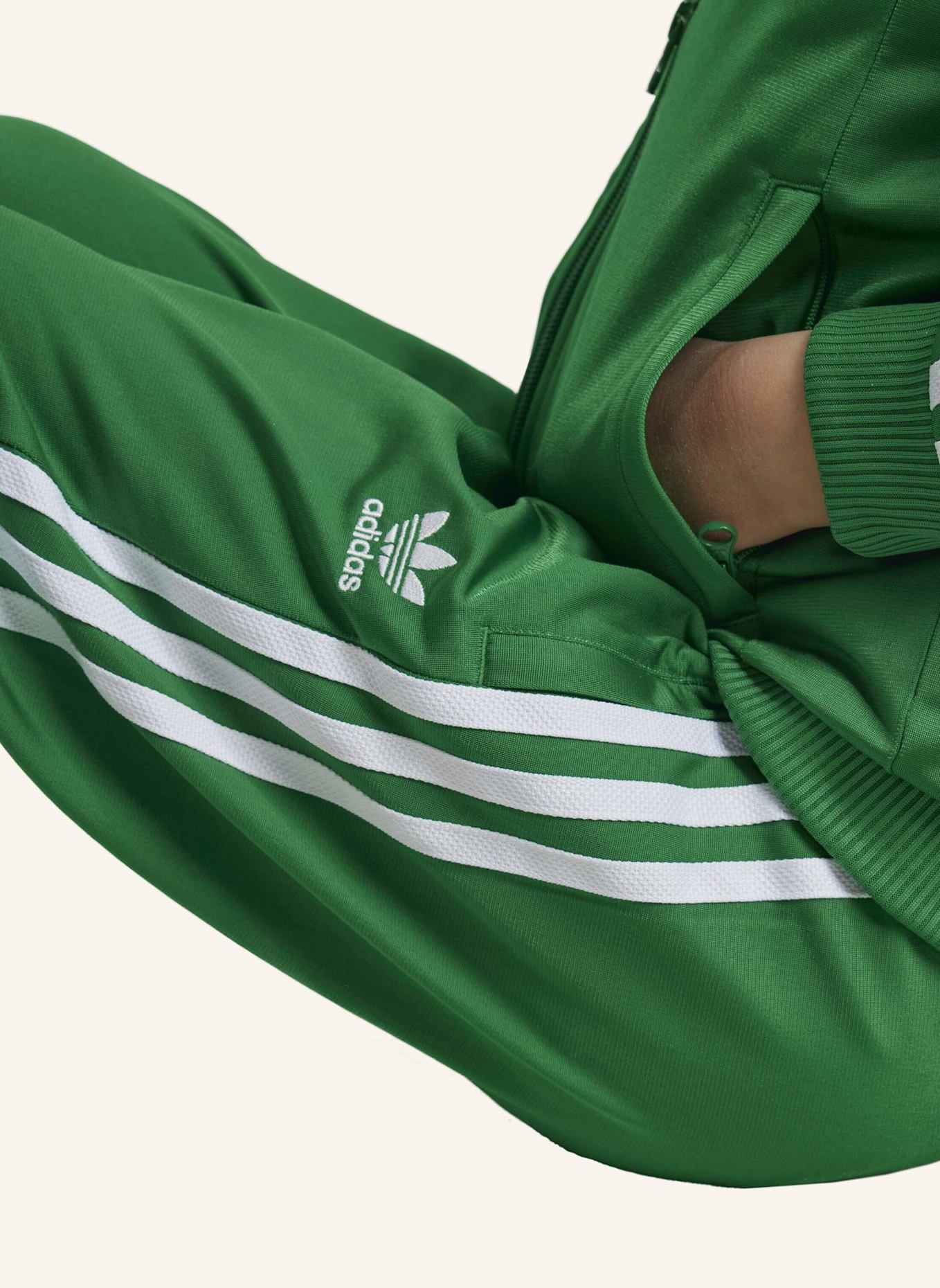 adidas Originals ADICOLOR SST KIDS TRAININGSANZUG: GRÜN