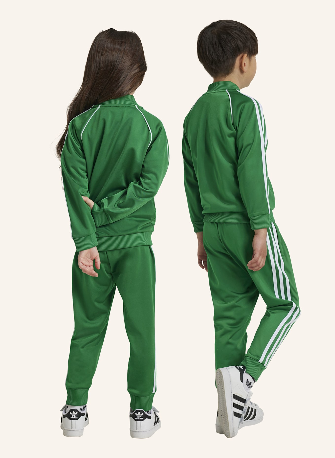 adidas Originals ADICOLOR SST KIDS TRAININGSANZUG: GRÜN