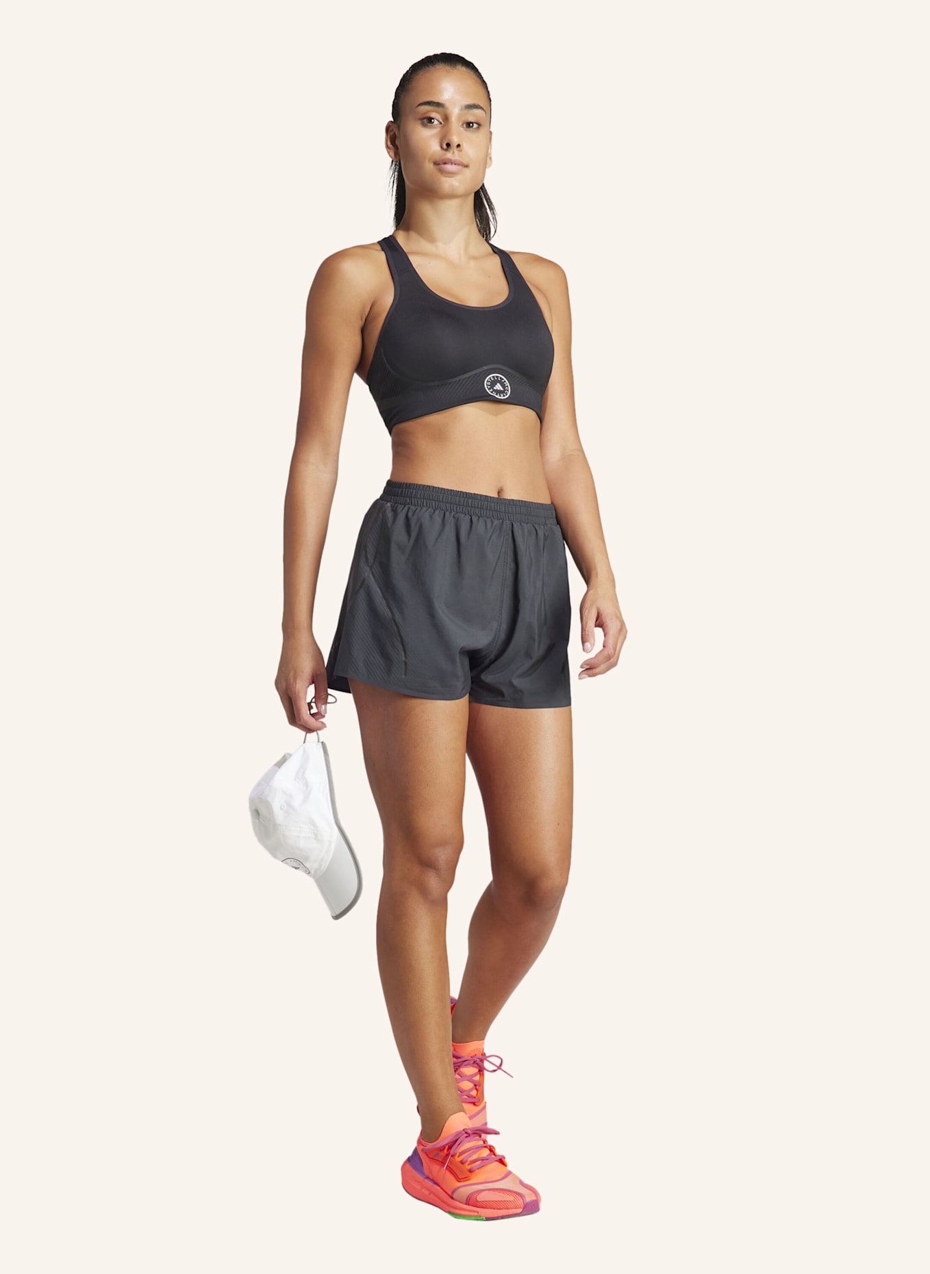 adidas by Stella McCartney ADIDAS BY STELLA MCCARTNEY TRUEPACE RUNNING SHORTS: SCHWARZ