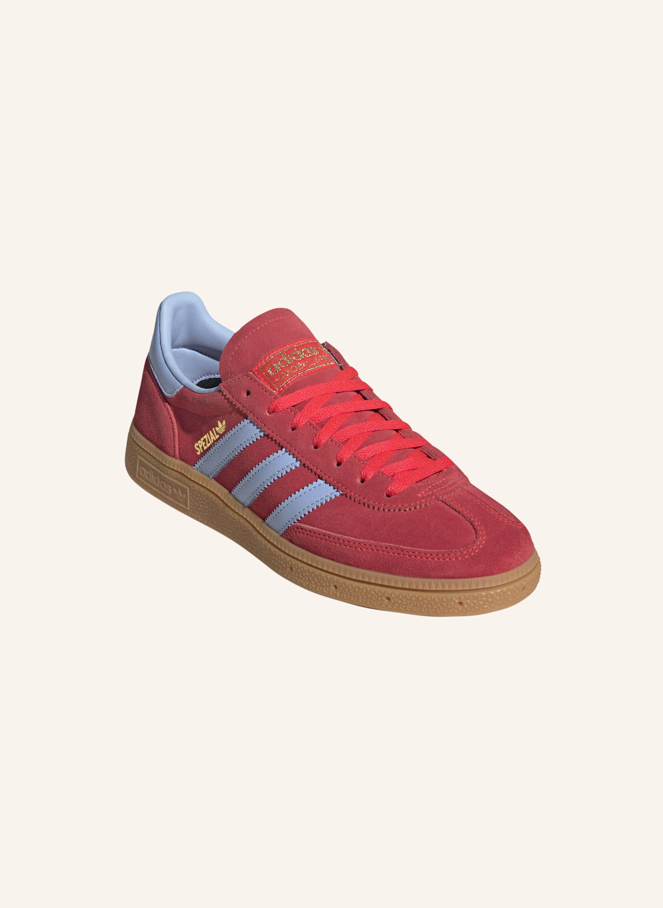 adidas Originals HANDBALL SPEZIAL SCHUH: ROT/ BLAU/ BEIGE